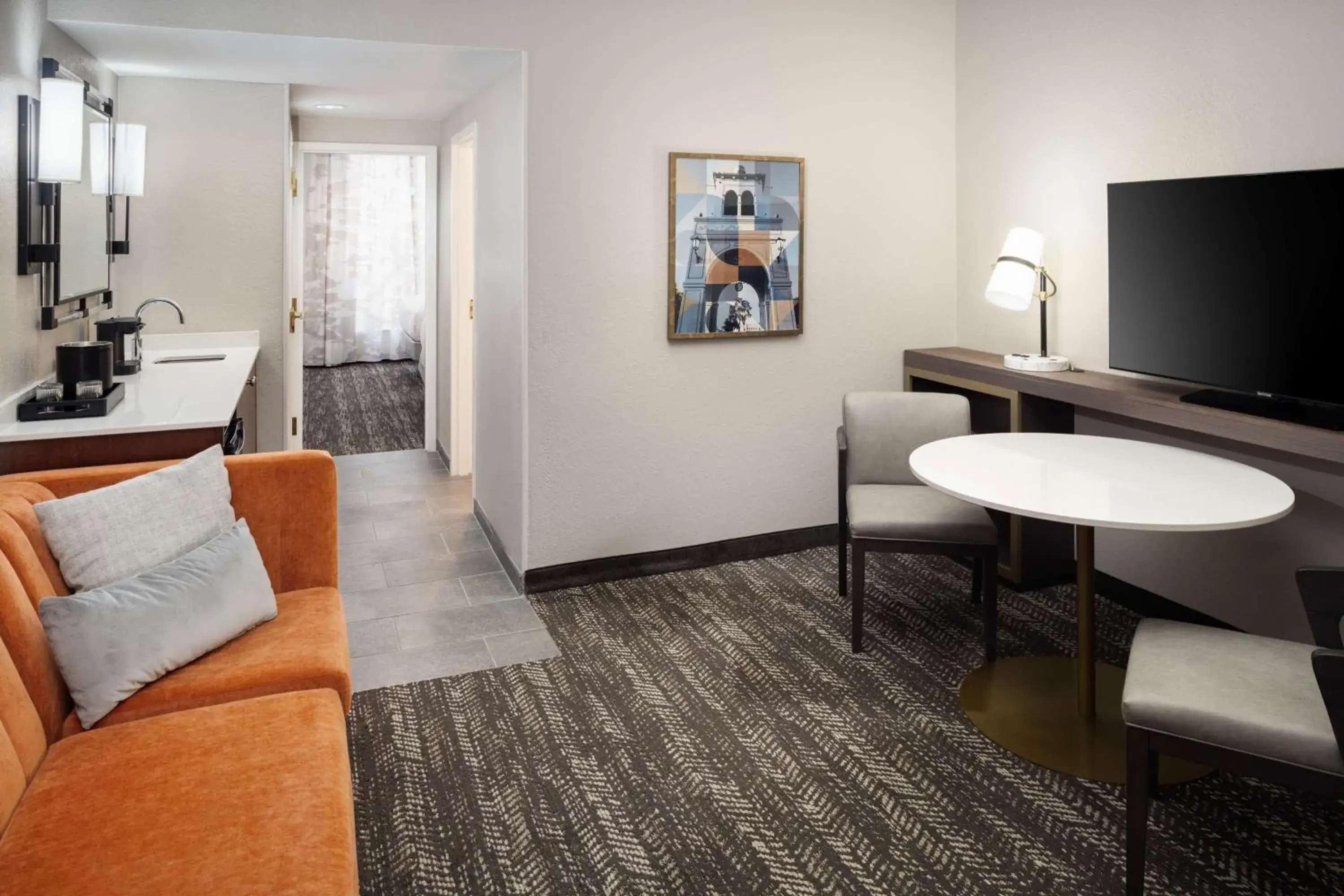 One-Bedroom Double Suite with Two Double Beds-Corner Suite-Non-Smoking in Embassy Suites by Hilton Orlando North One-Bedroom Double Suite with Two Double Beds-Corner Suite-Non-Smoking in Embassy Suites by Hilton Orlando North