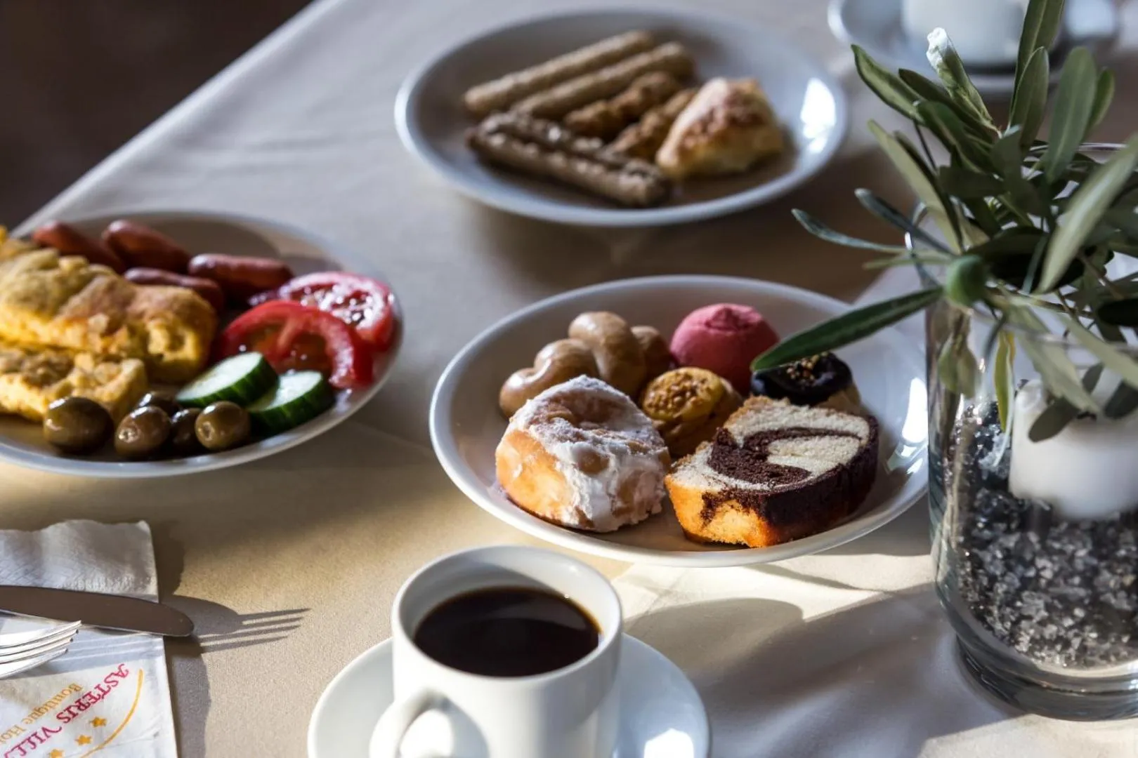 Food close-up in Asteris Village