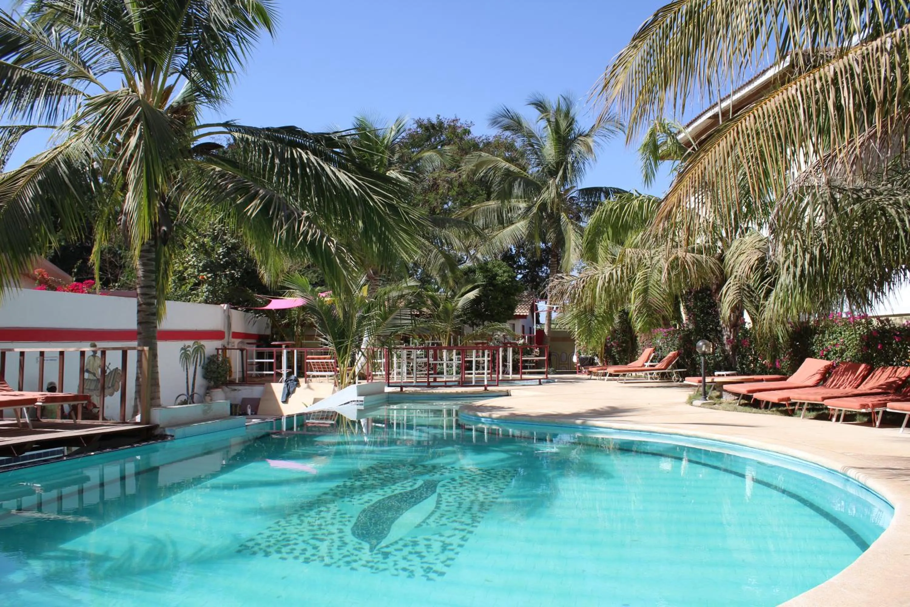 Swimming pool in Les Flamboyants