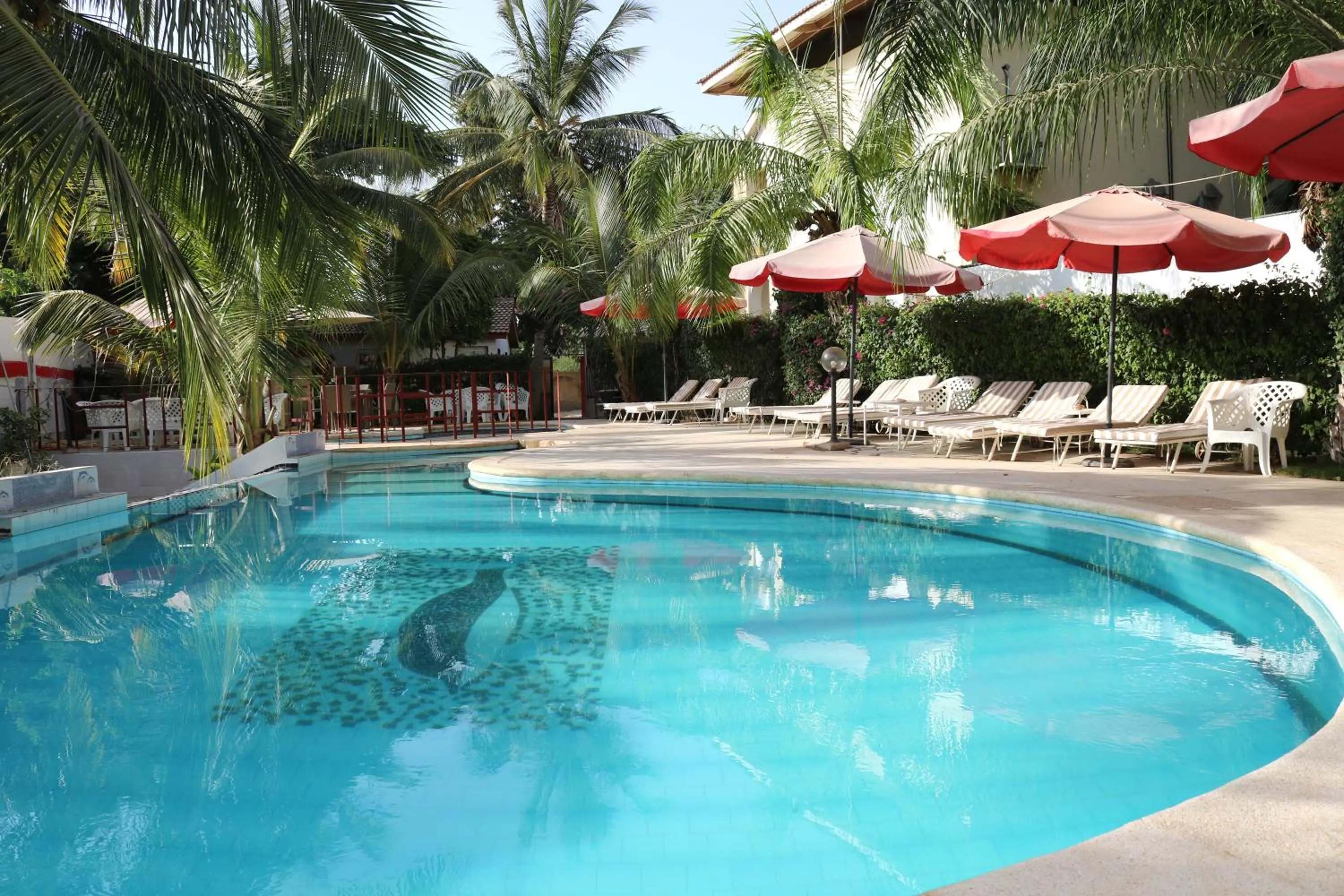 Swimming pool in Les Flamboyants