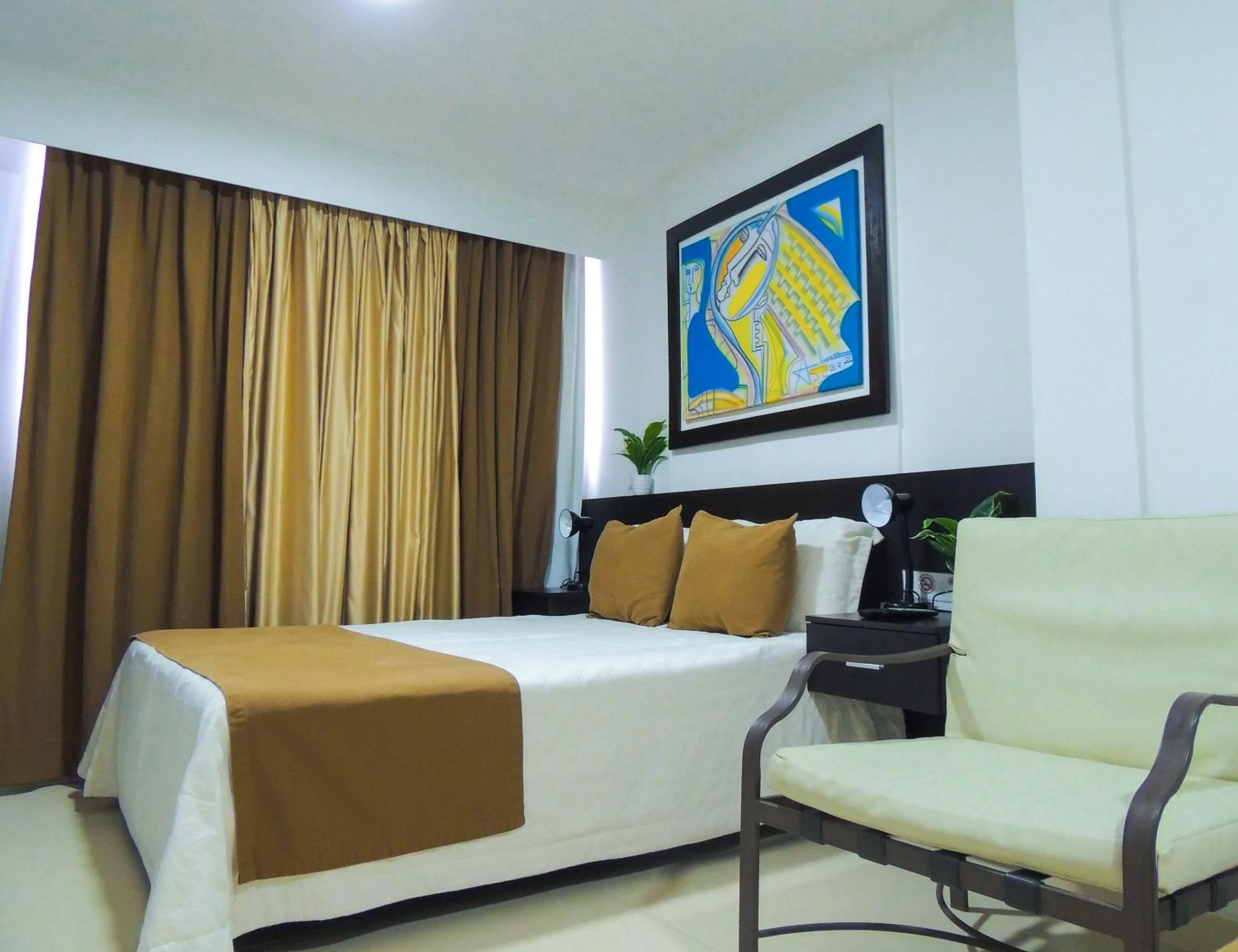 Bed in Hotel San Martin