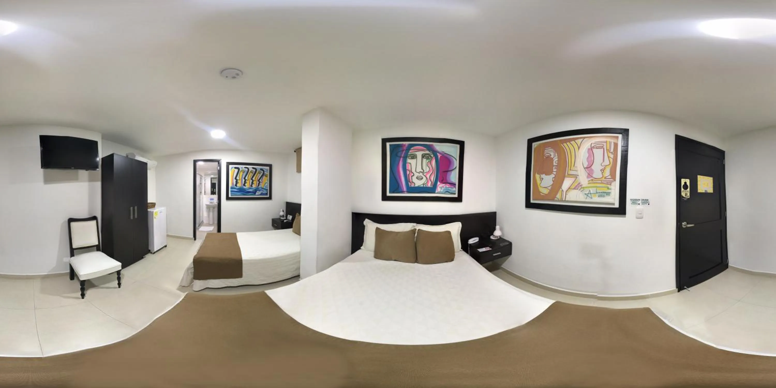 Bed in Hotel San Martin