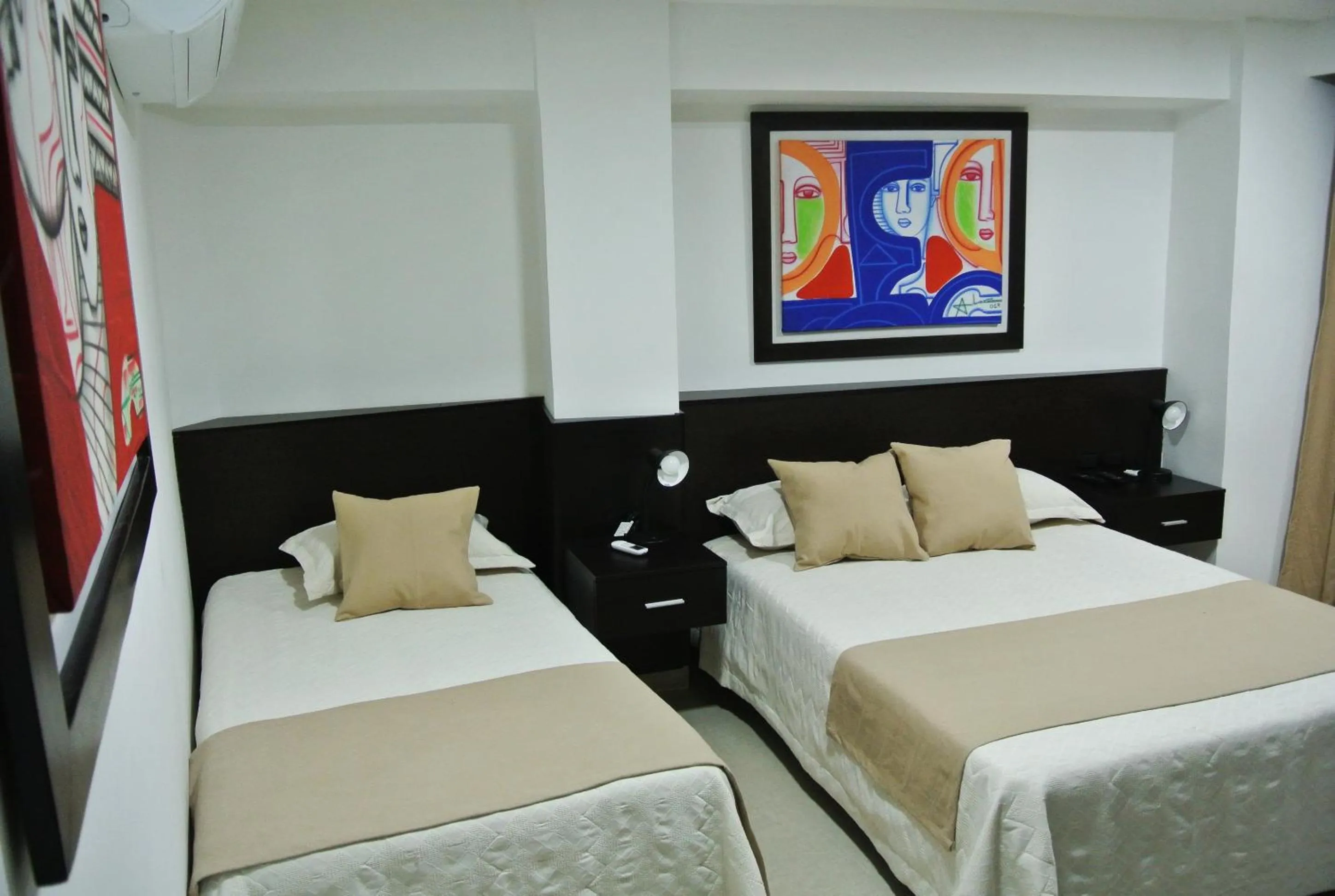 Bed in Hotel San Martin