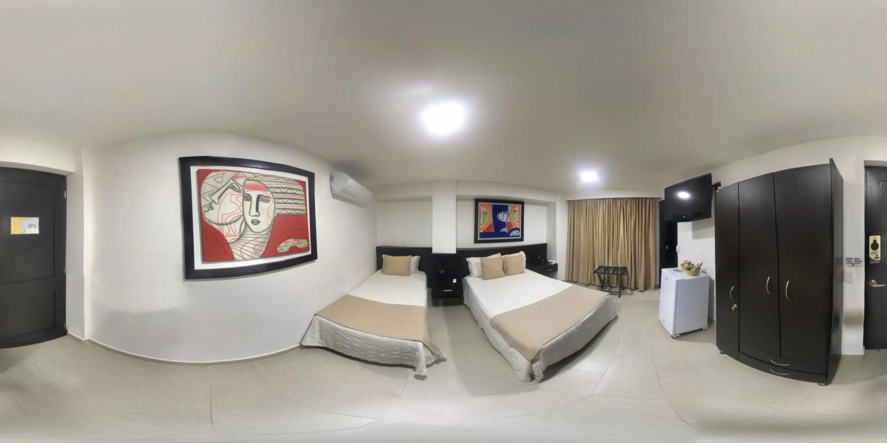 Bed in Hotel San Martin