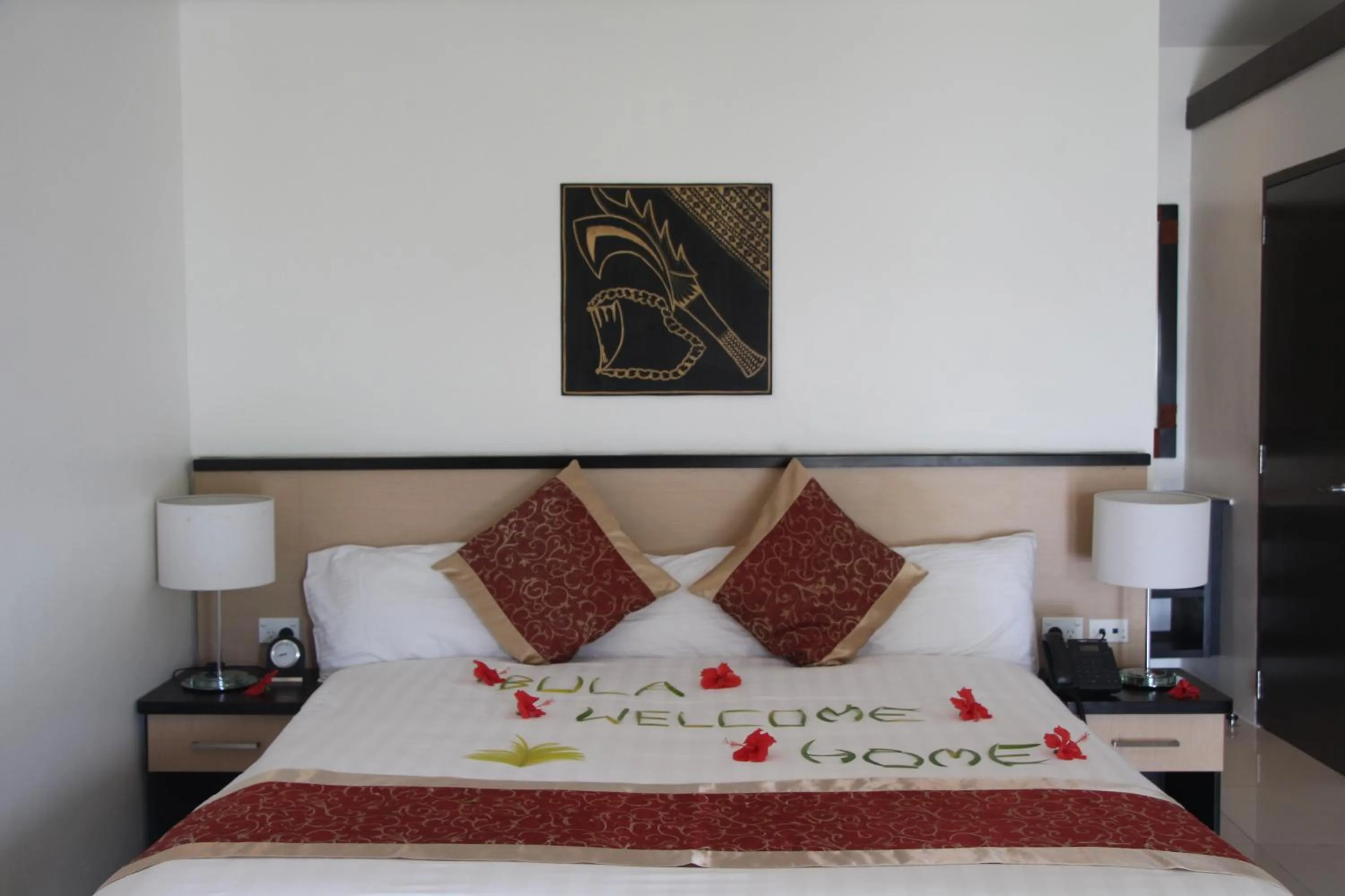 Bed in Lander's Bay Resort