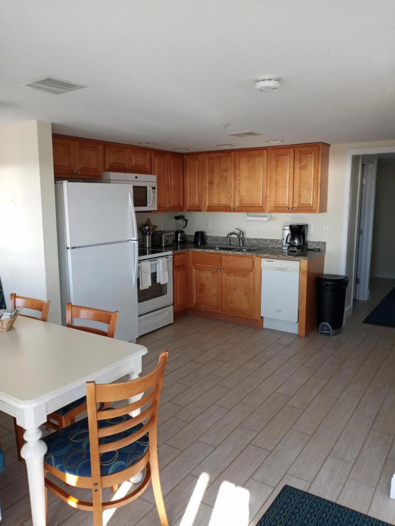 kitchen in Ocean Club on Smuggler's Beach