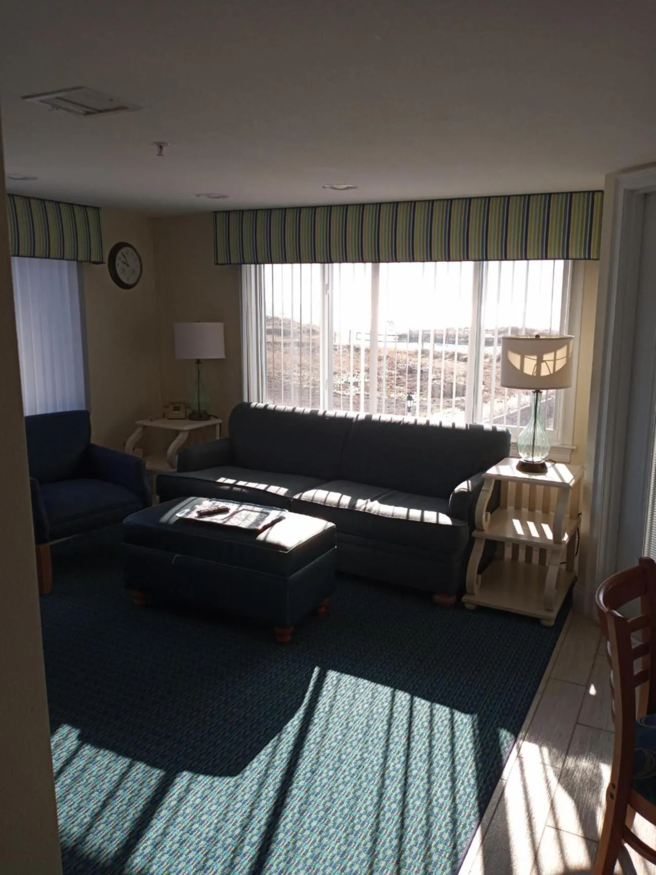 Living room in Ocean Club on Smuggler's Beach