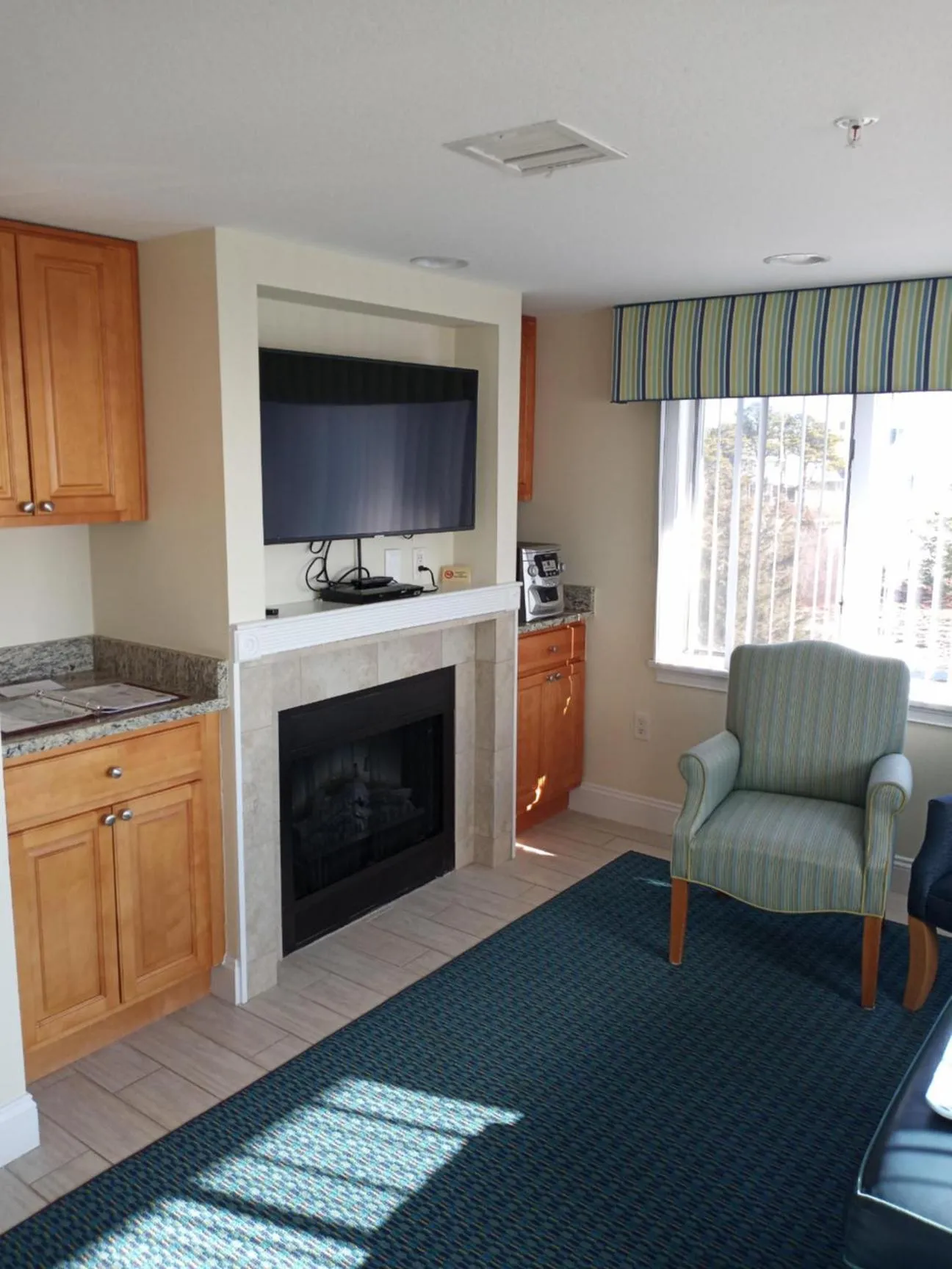 Living room in Ocean Club on Smuggler's Beach