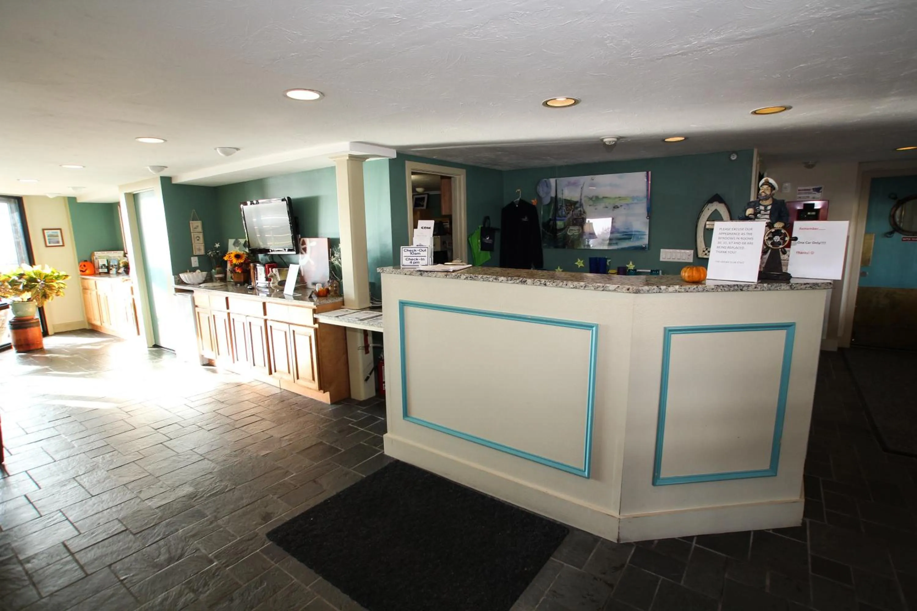 Lobby or reception in Ocean Club on Smuggler's Beach