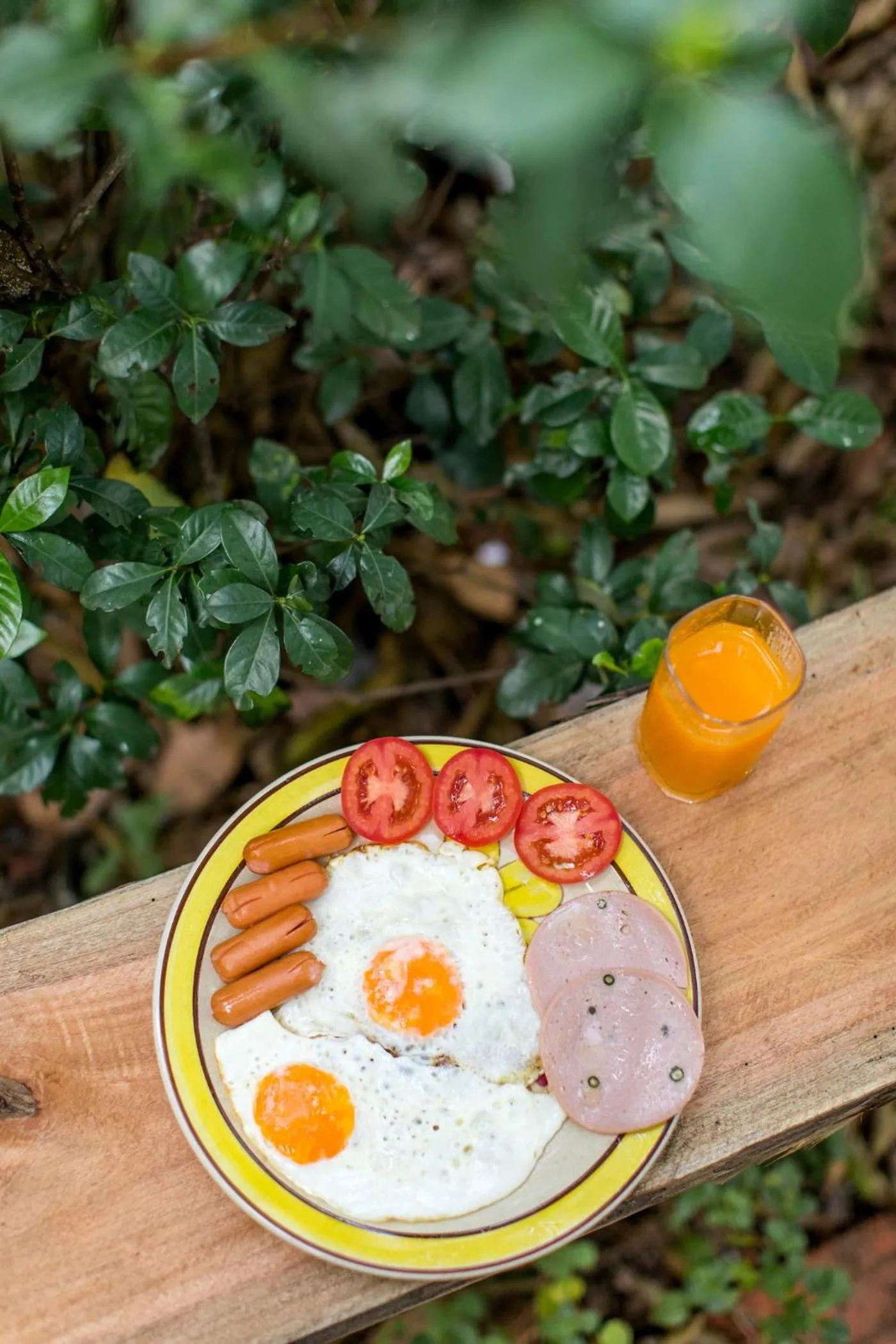 Food and drinks in P's cottage บ้านพักในสวนสวย