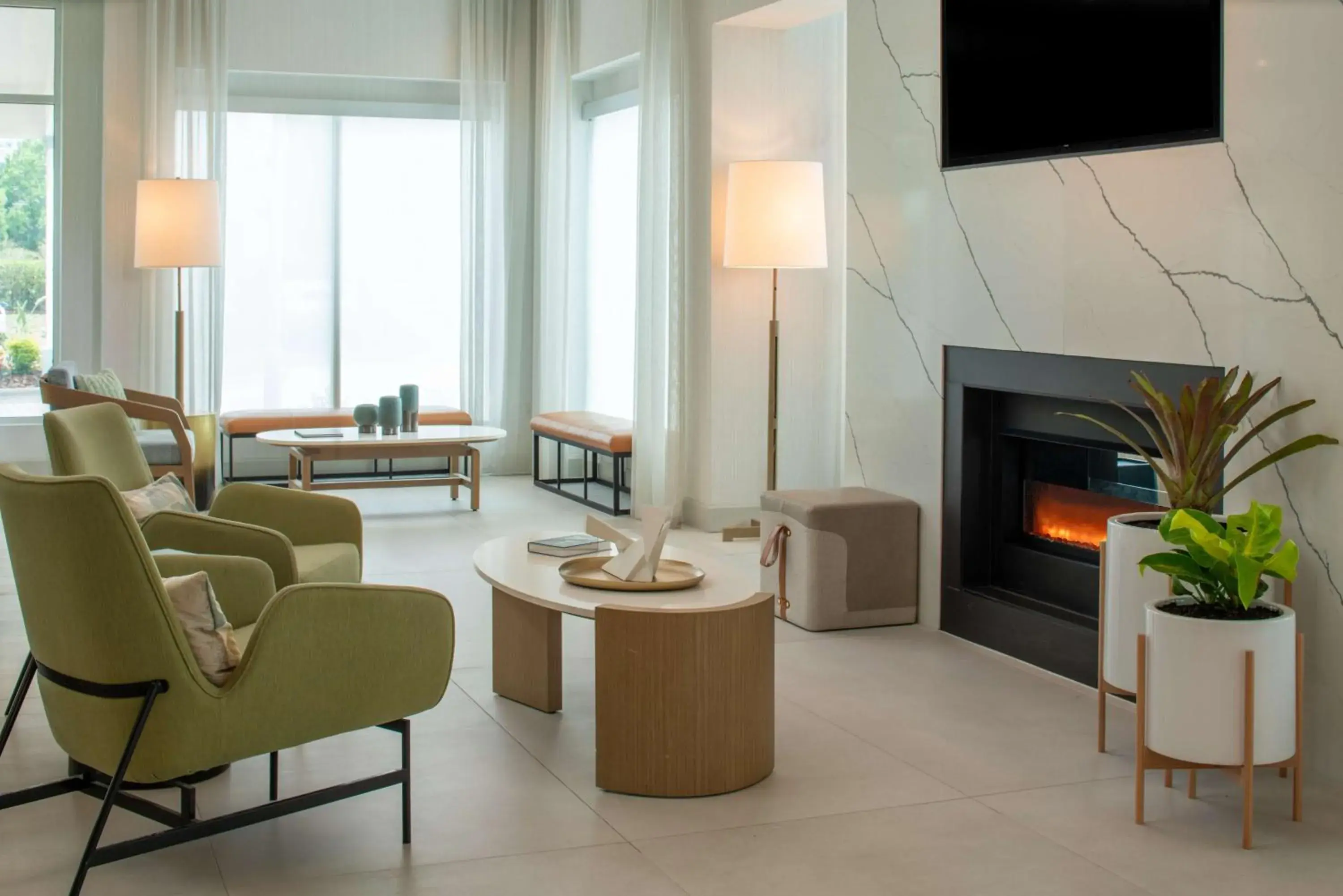 Lobby or reception in Hilton Garden Inn Orlando Airport Lobby or reception in Hilton Garden Inn Orlando Airport