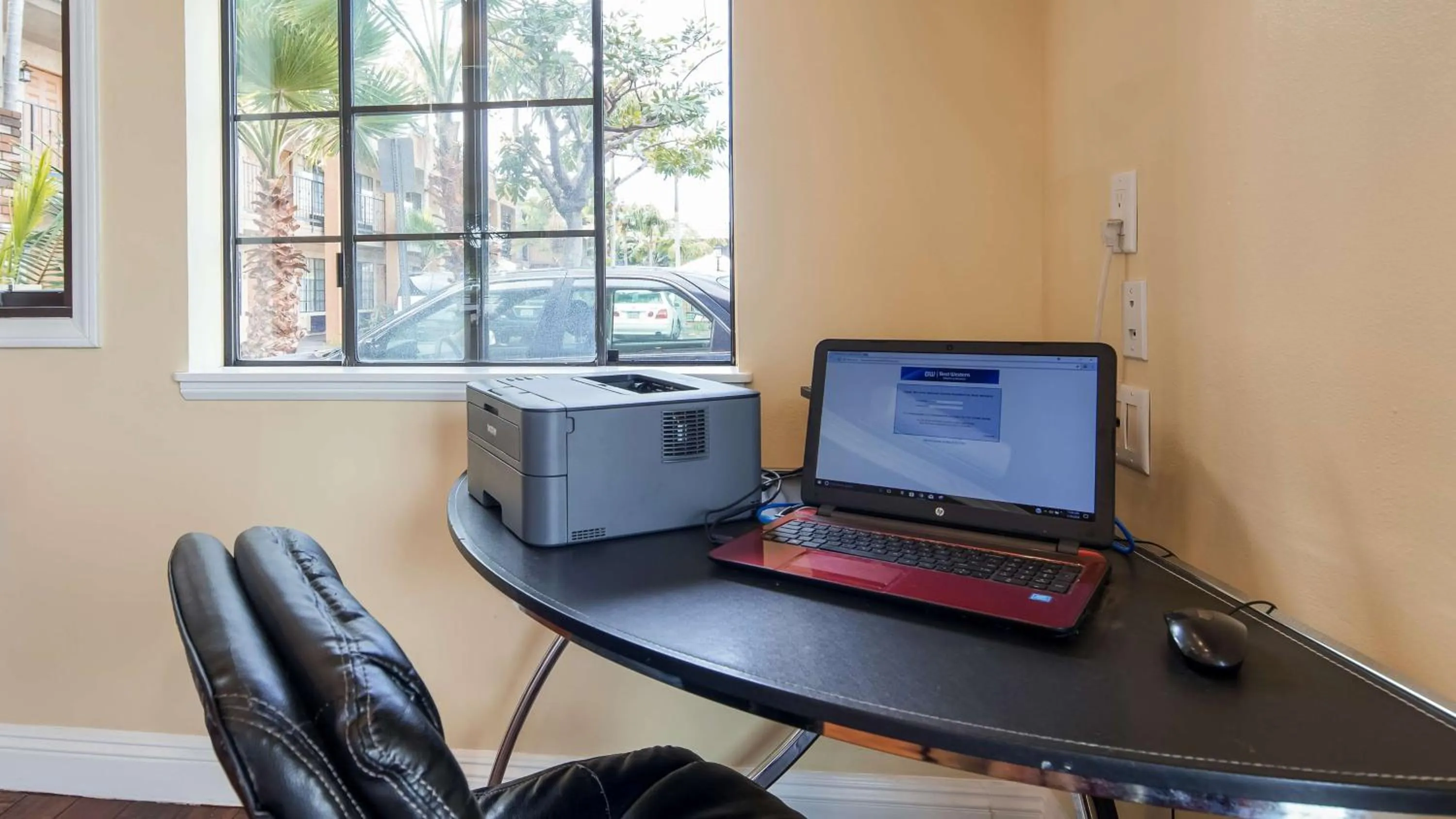 On site in Best Western Palm Garden Inn