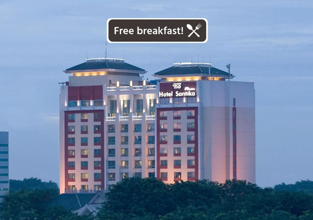 Facade/entrance in Hotel Santika Premiere Slipi Jakarta