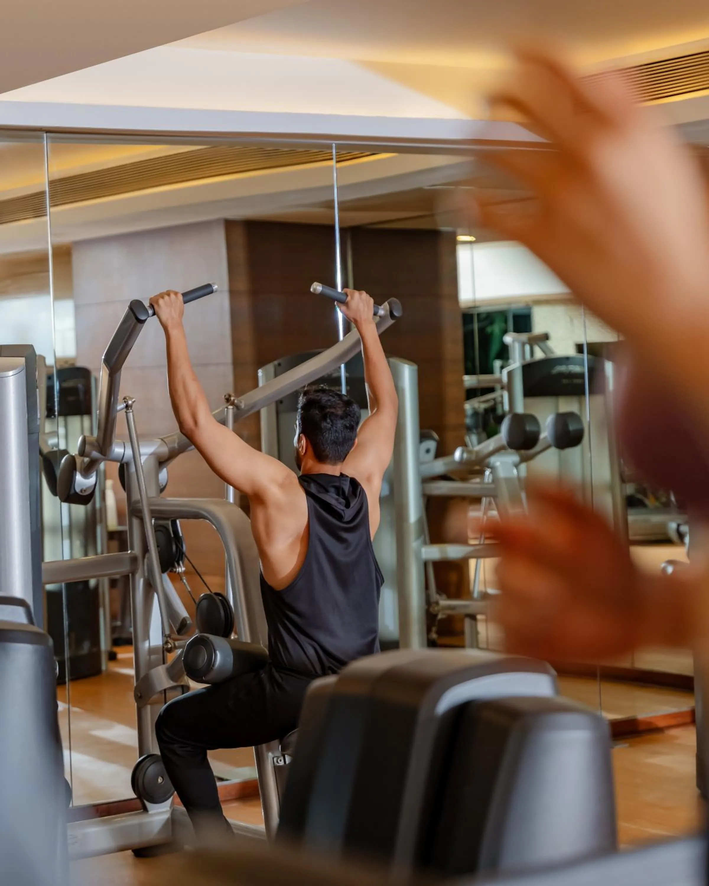 Fitness centre/facilities in Hyatt Pune