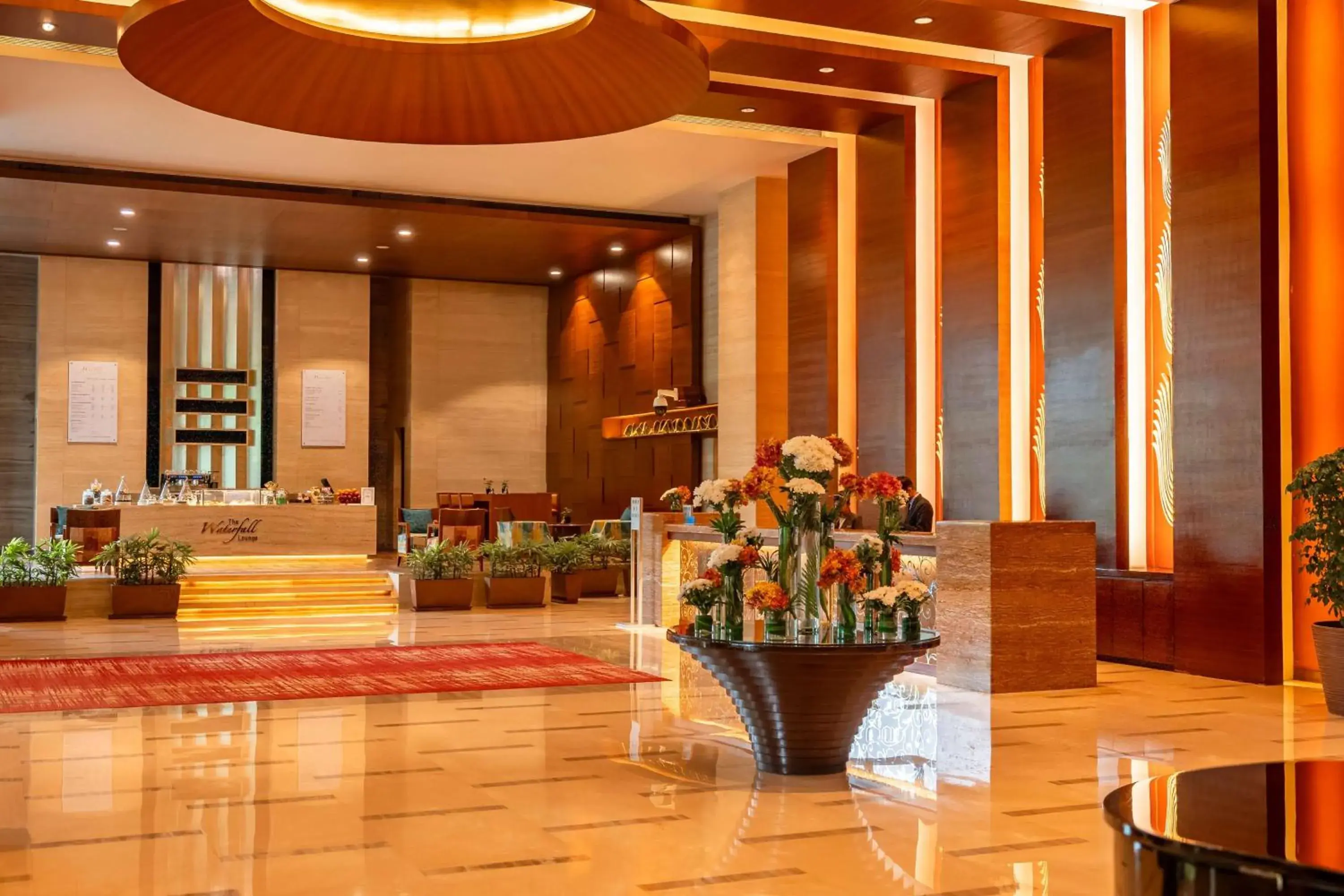 Lobby or reception in Hyatt Pune Lobby or reception in Hyatt Pune