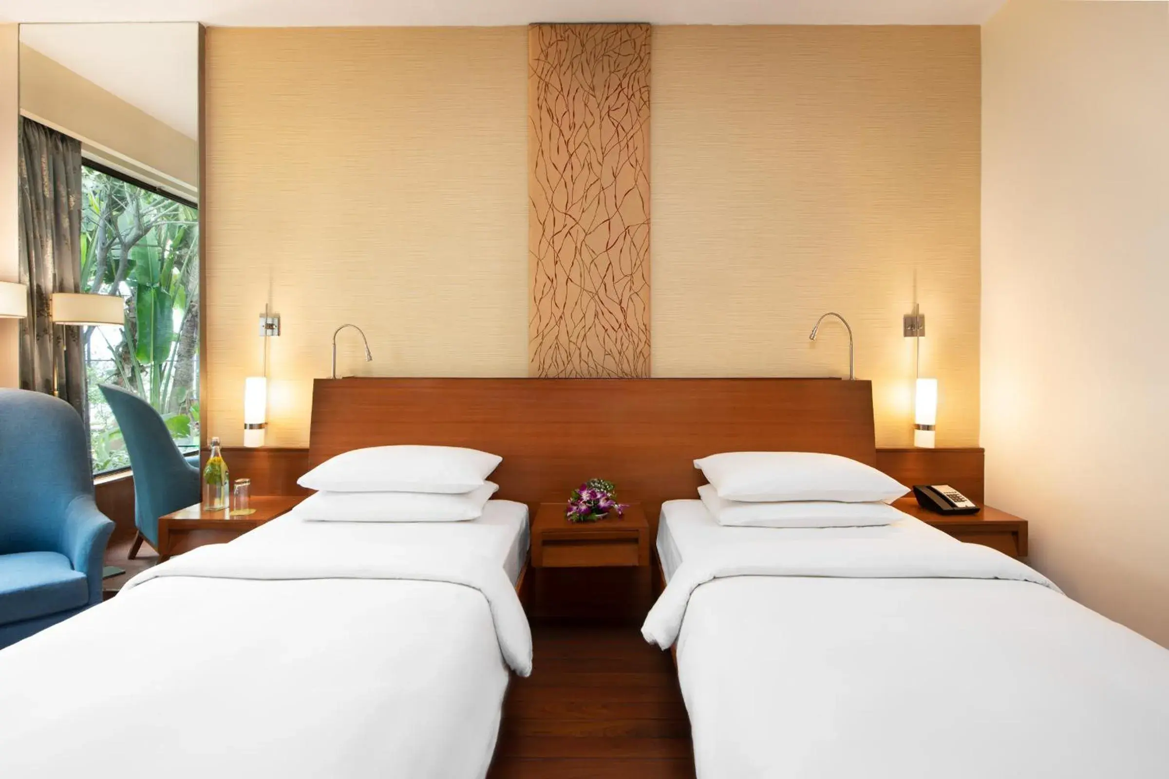 Twin Room with Pool View - single occupancy in Hyatt Pune Twin Room with Pool View - single occupancy in Hyatt Pune