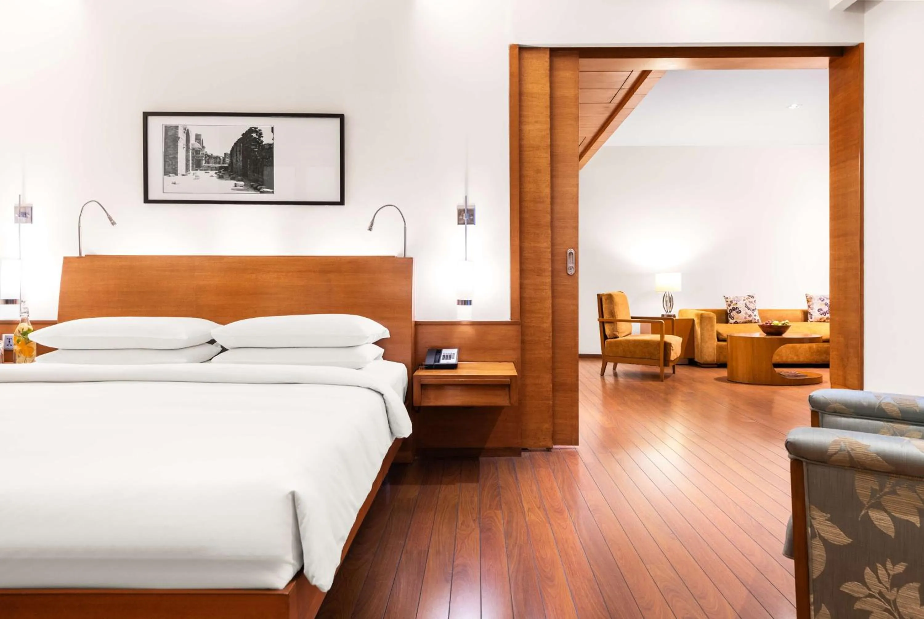 Photo of the whole room, Bed in Hyatt Pune