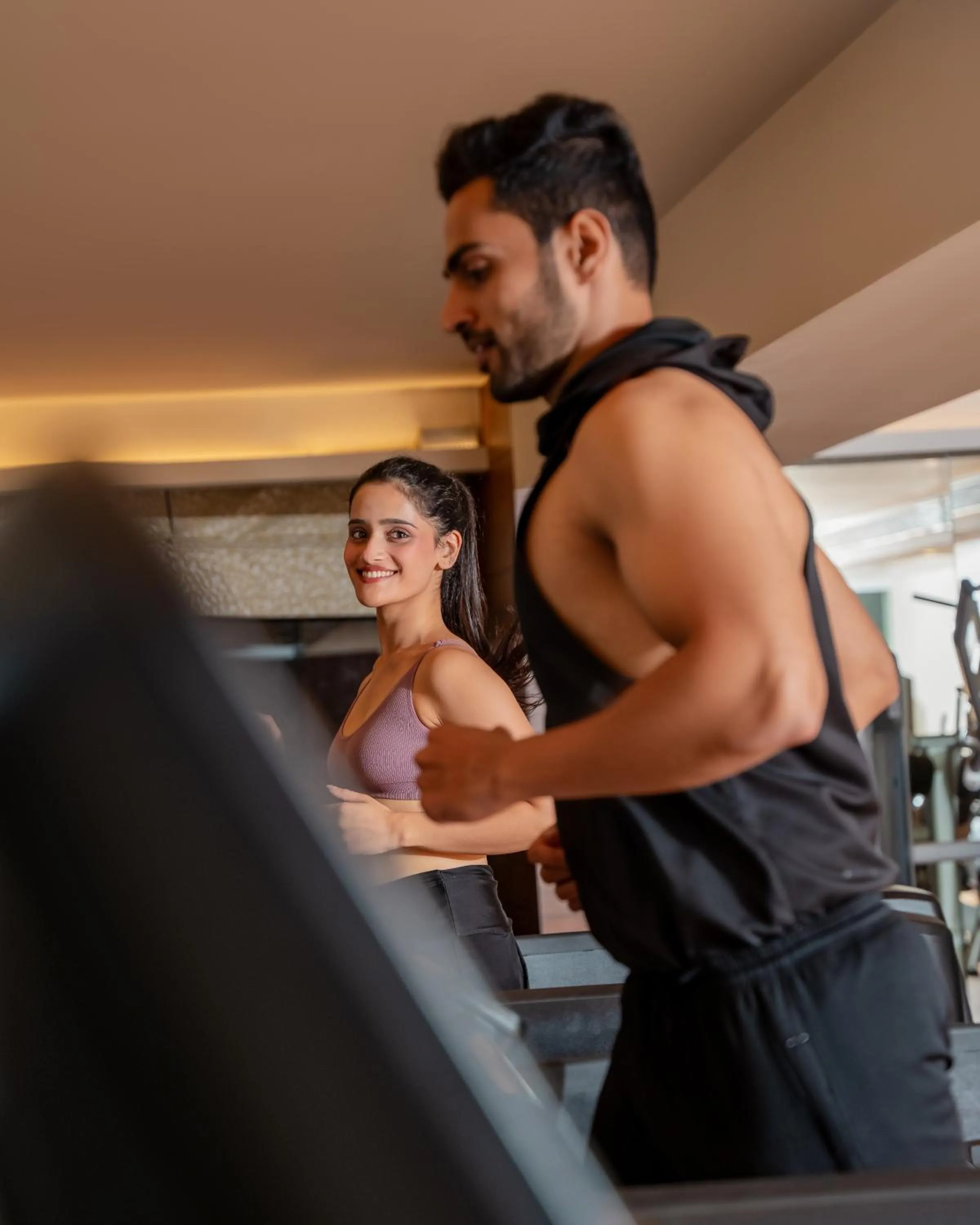 Fitness centre/facilities in Hyatt Pune