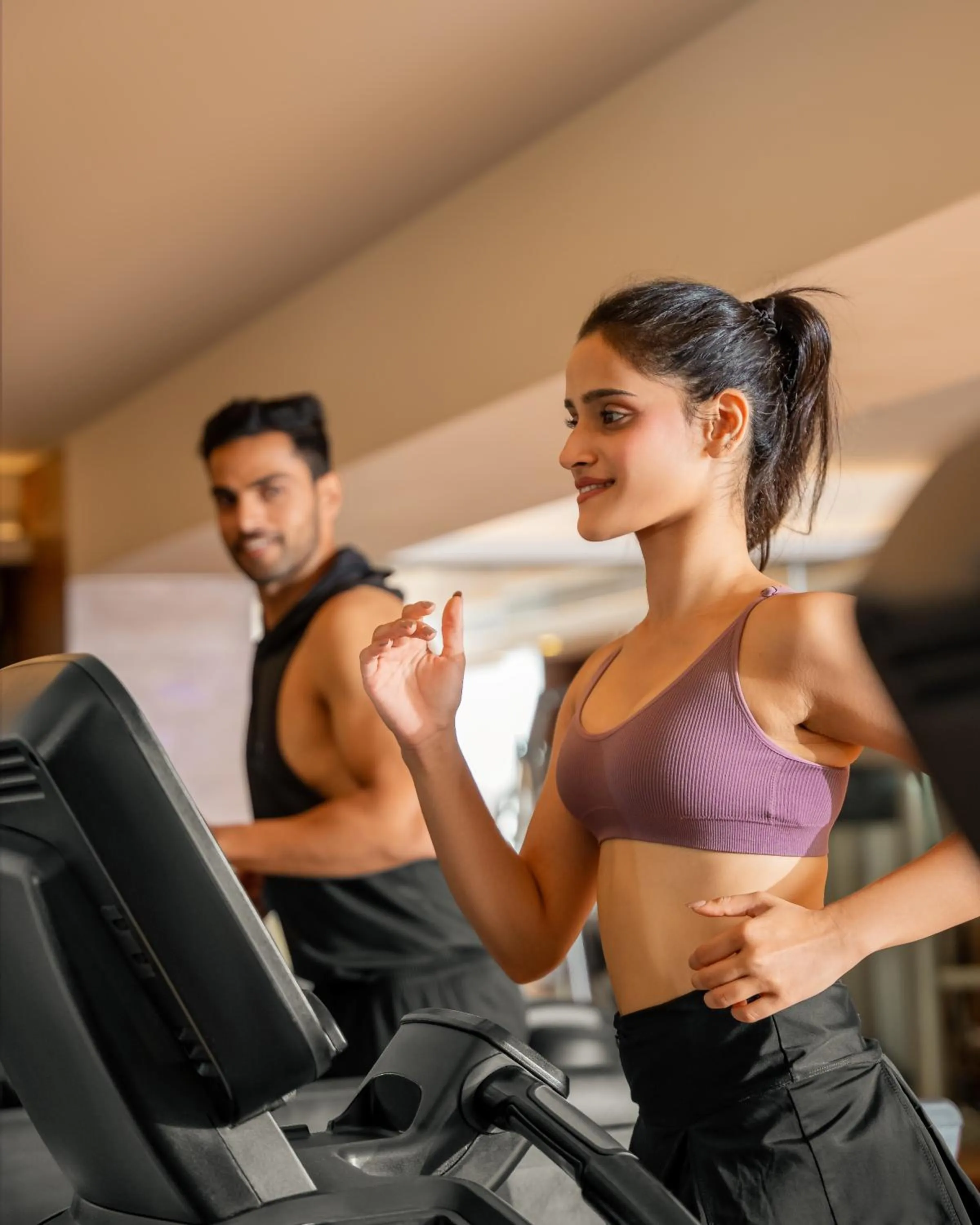 Fitness centre/facilities in Hyatt Pune