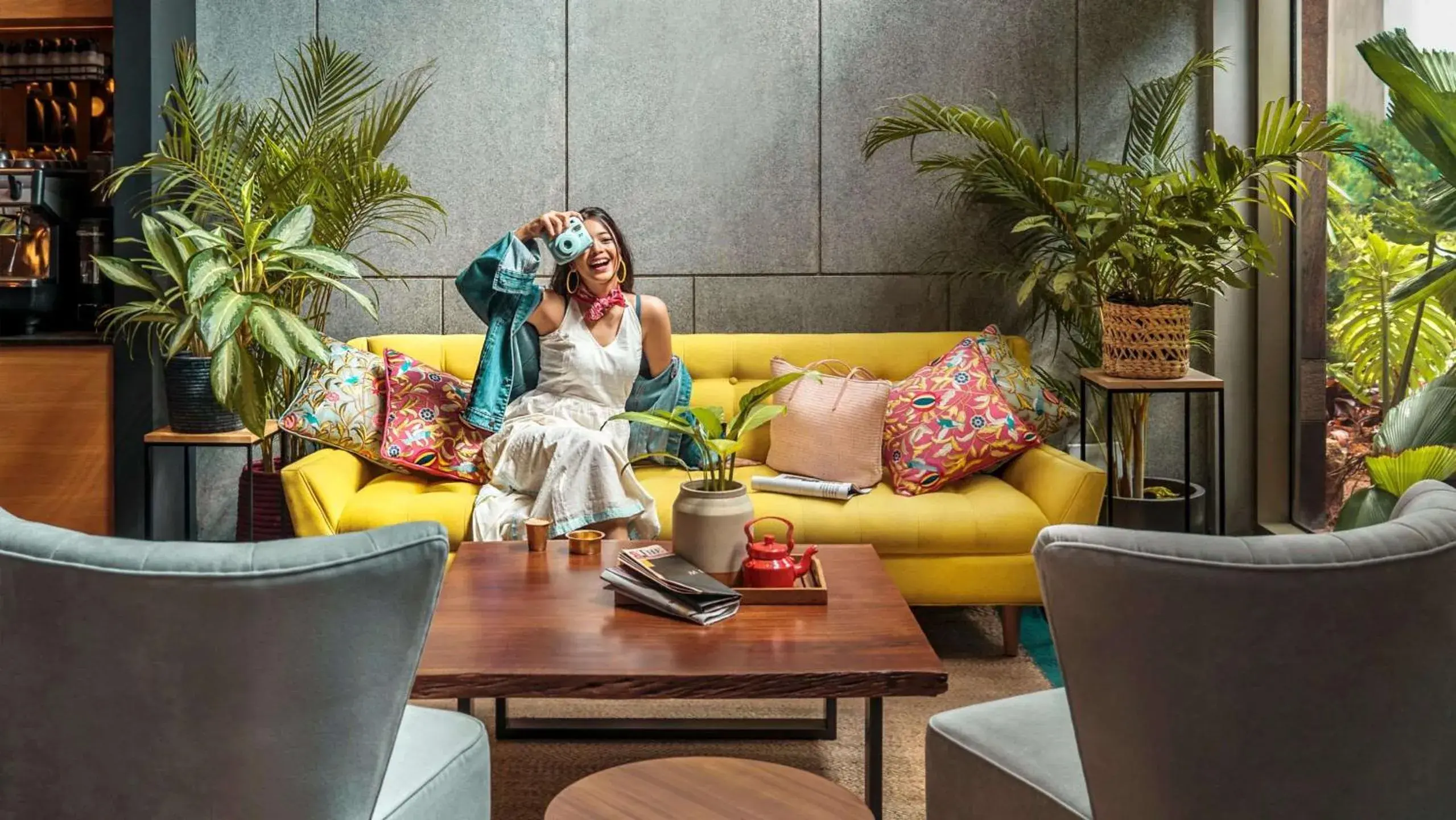 Lobby or reception in Hyatt Centric MG Road Bangalore Lobby or reception in Hyatt Centric MG Road Bangalore