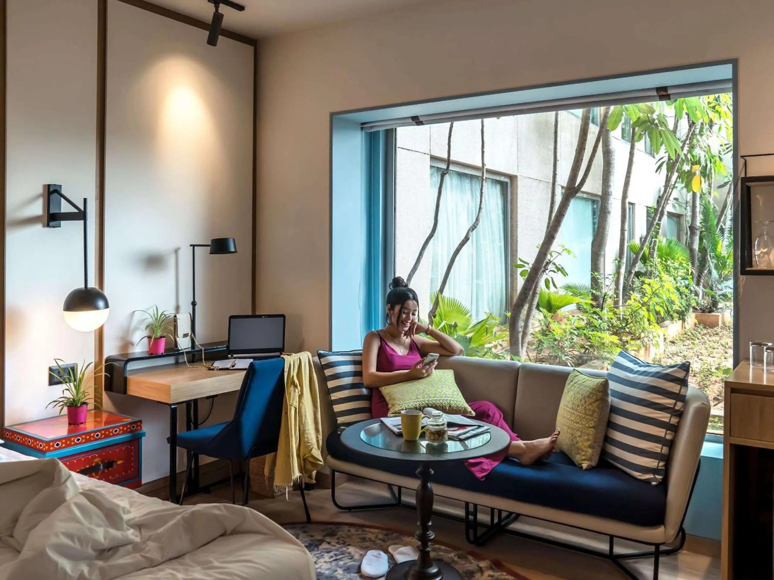 Bedroom in Hyatt Centric MG Road Bangalore