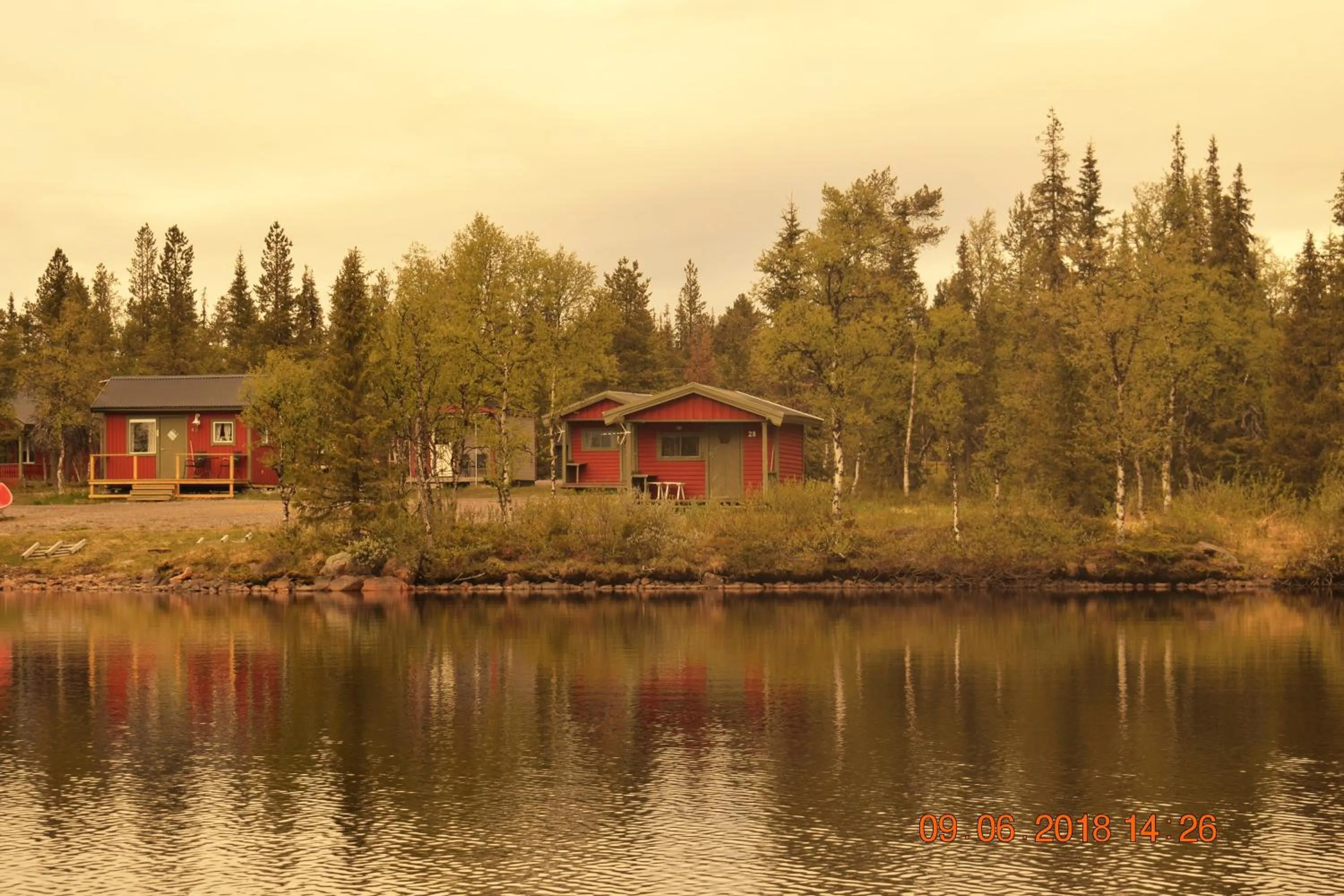 Lake view in Camp Alta Kiruna