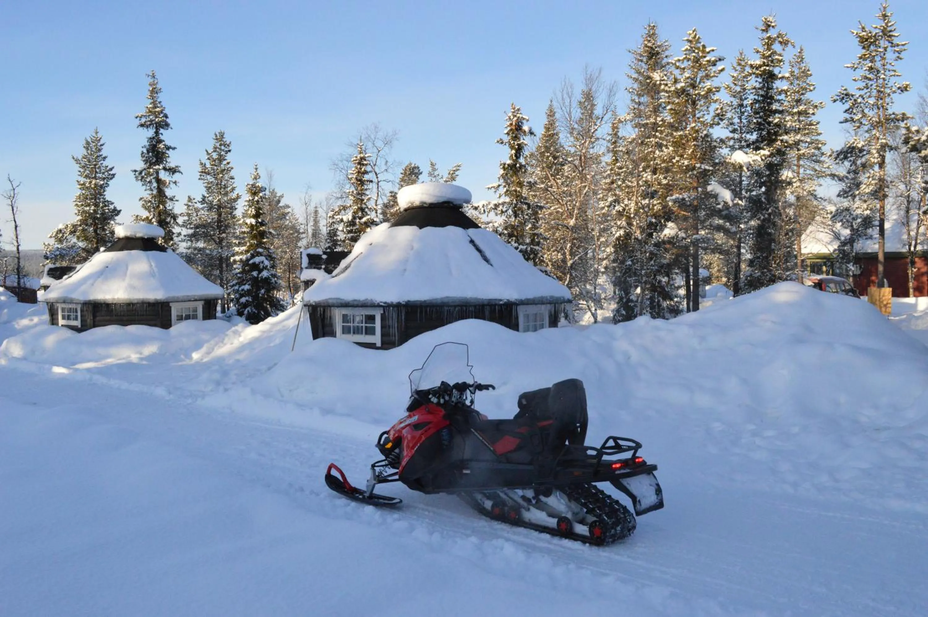 Facade/entrance in Camp Alta Kiruna