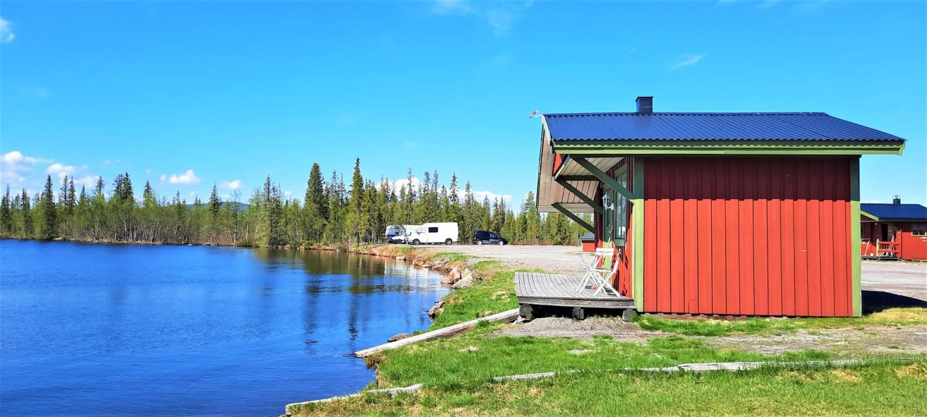 Facade/entrance in Camp Alta Kiruna