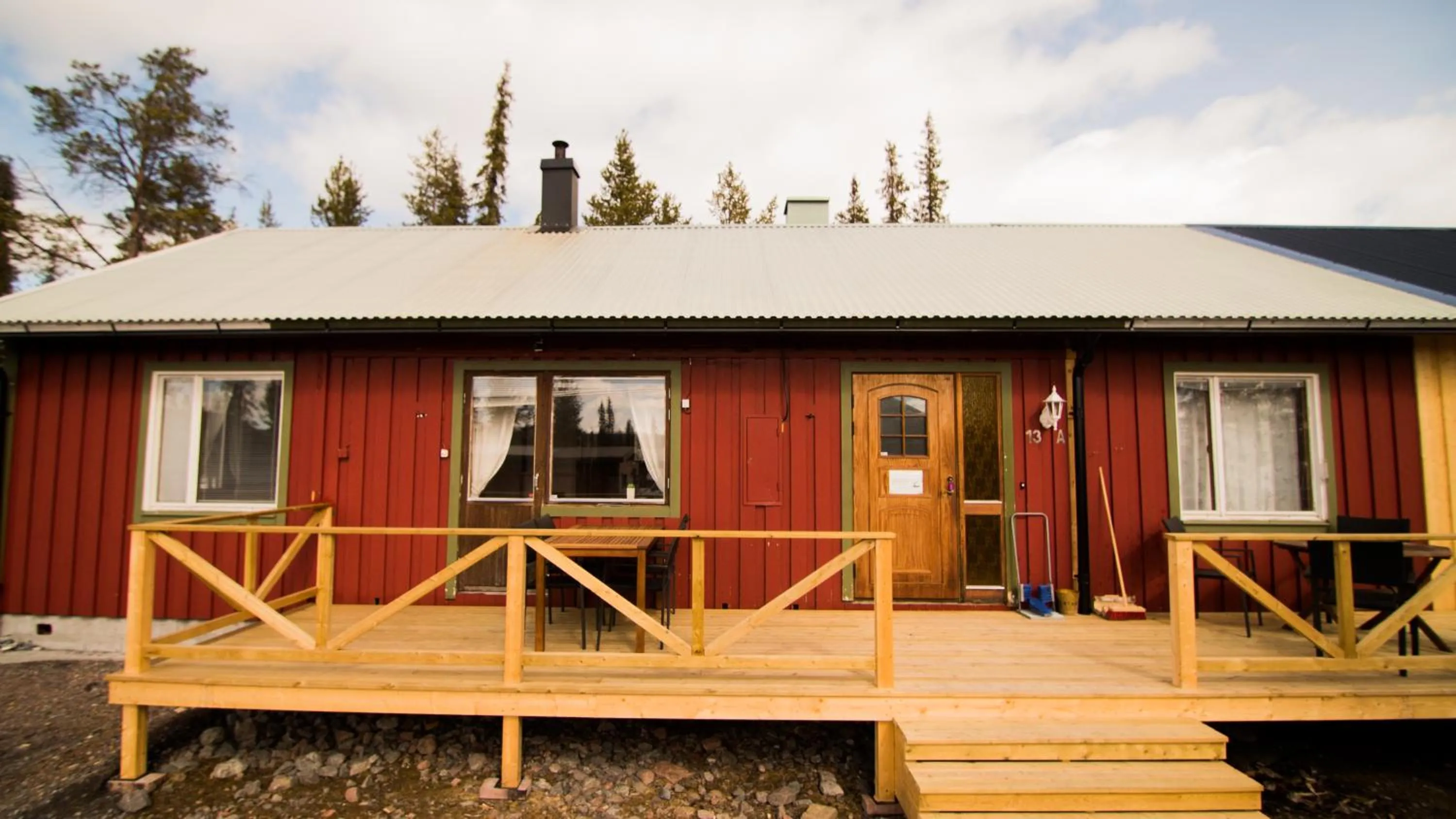Facade/entrance in Camp Alta Kiruna