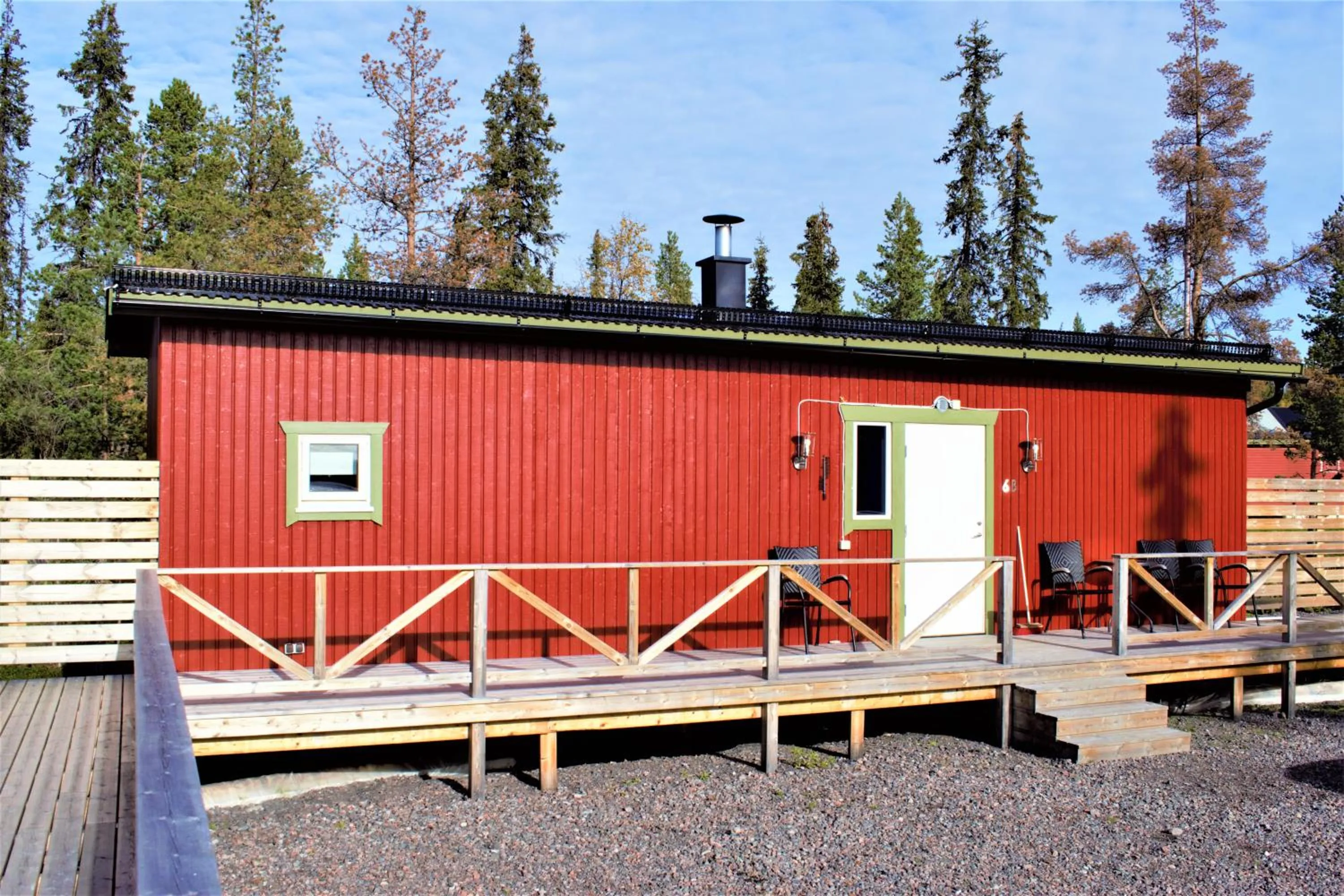 Facade/entrance in Camp Alta Kiruna
