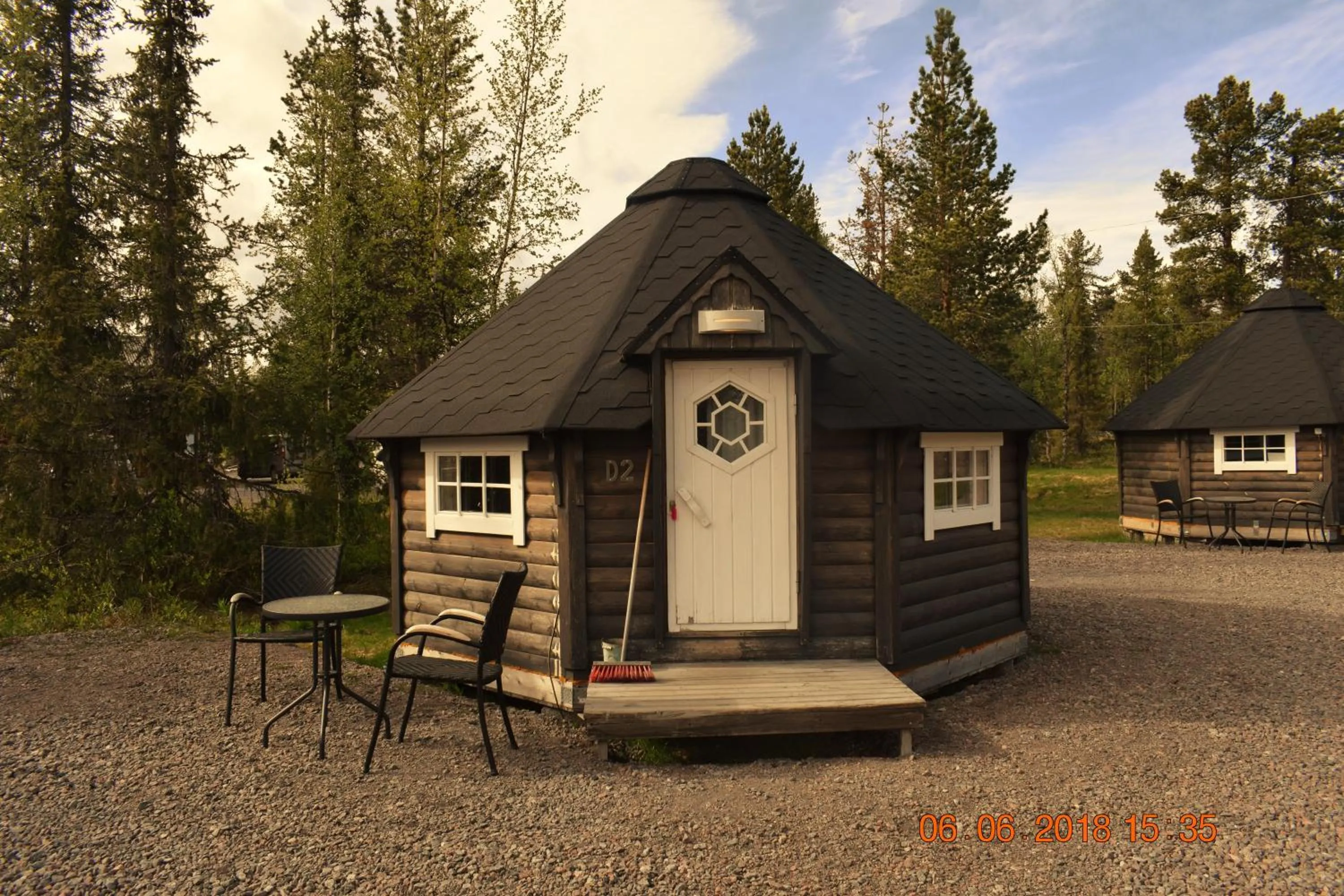 Facade/entrance in Camp Alta Kiruna