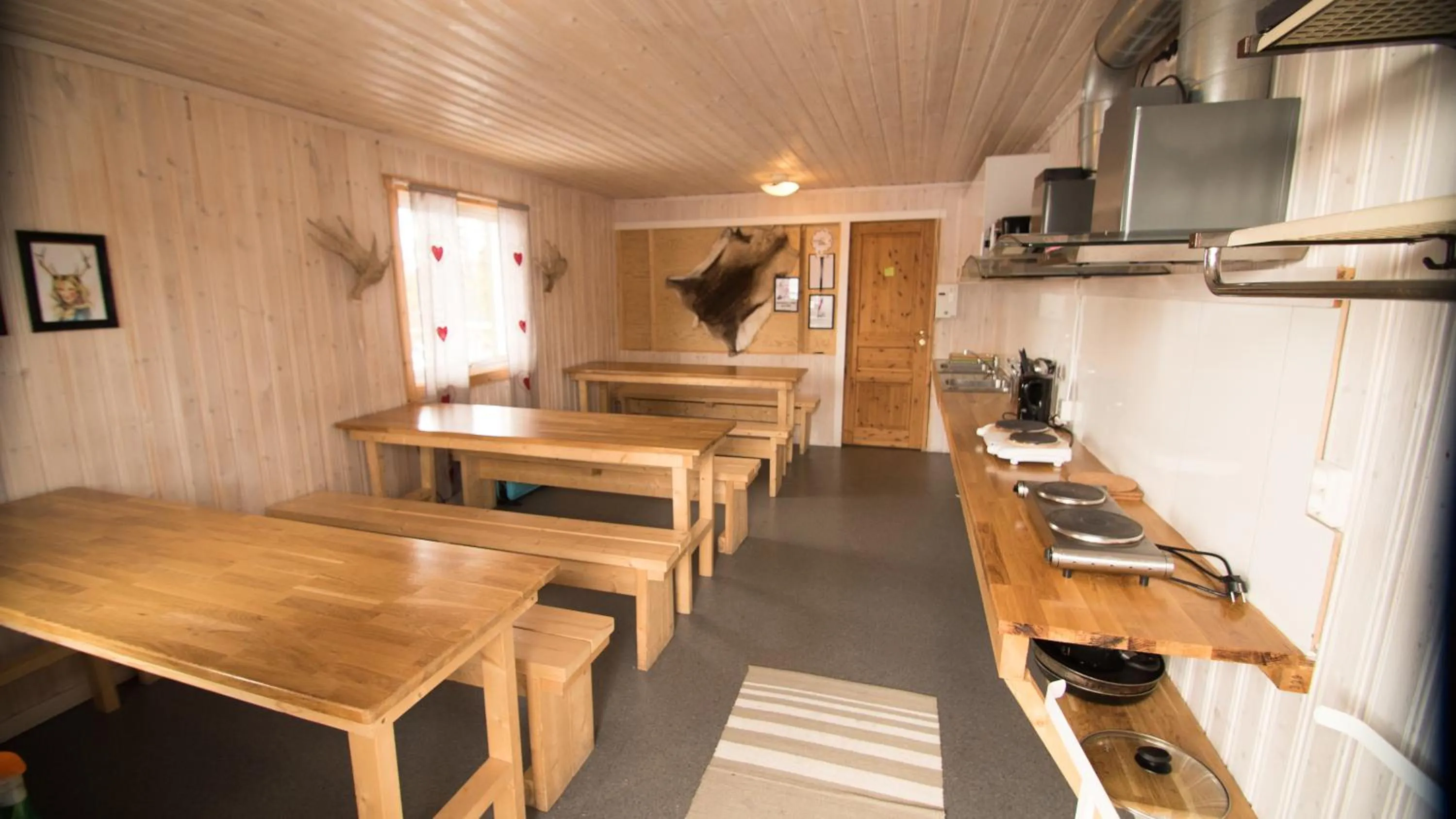 Communal kitchen in Camp Alta Kiruna