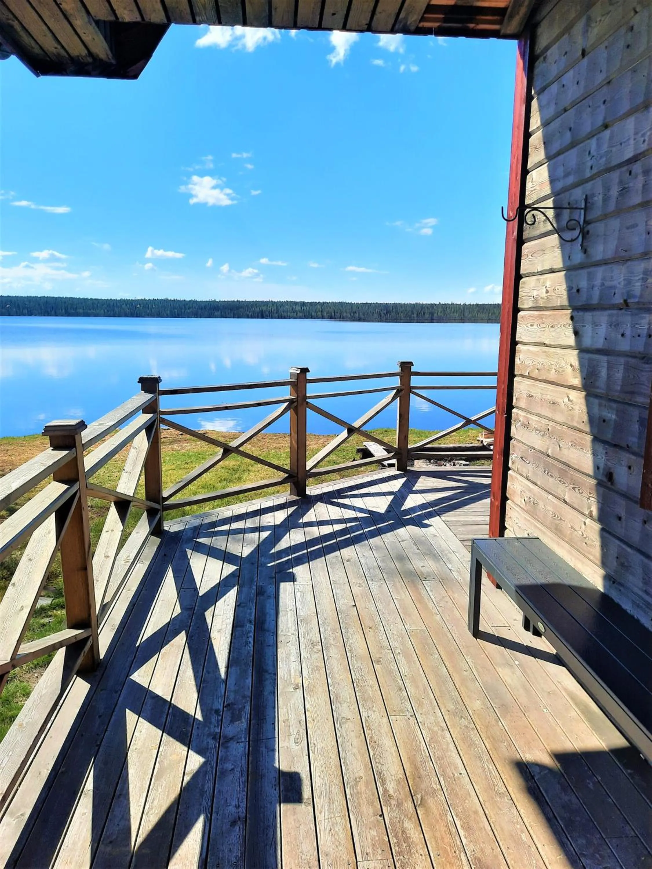 Lake view in Camp Alta Kiruna
