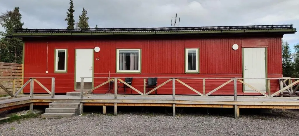 Facade/entrance in Camp Alta Kiruna