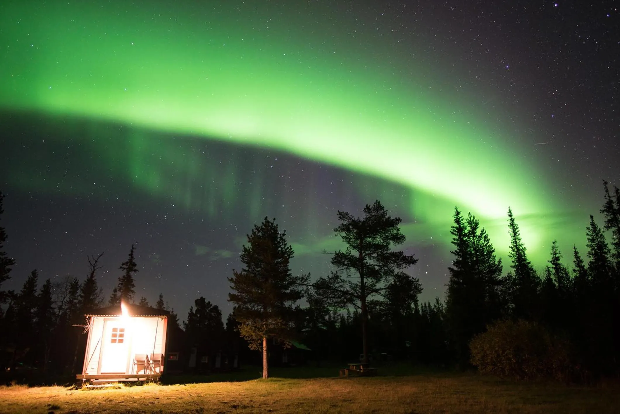 Evening entertainment in Camp Alta Kiruna