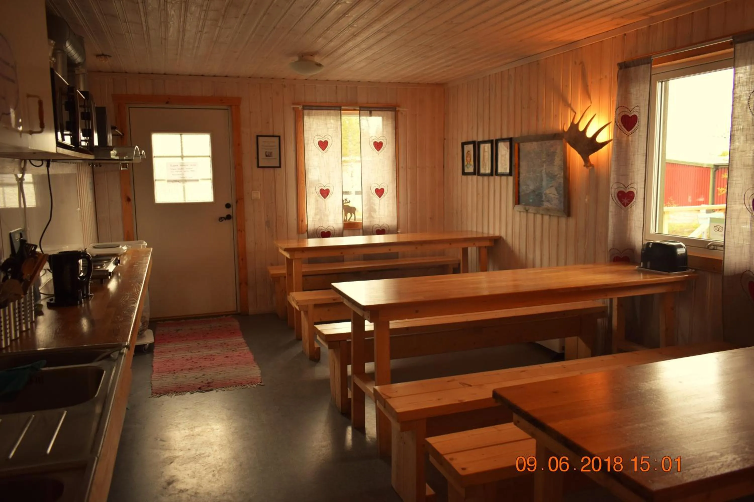 Communal kitchen in Camp Alta Kiruna