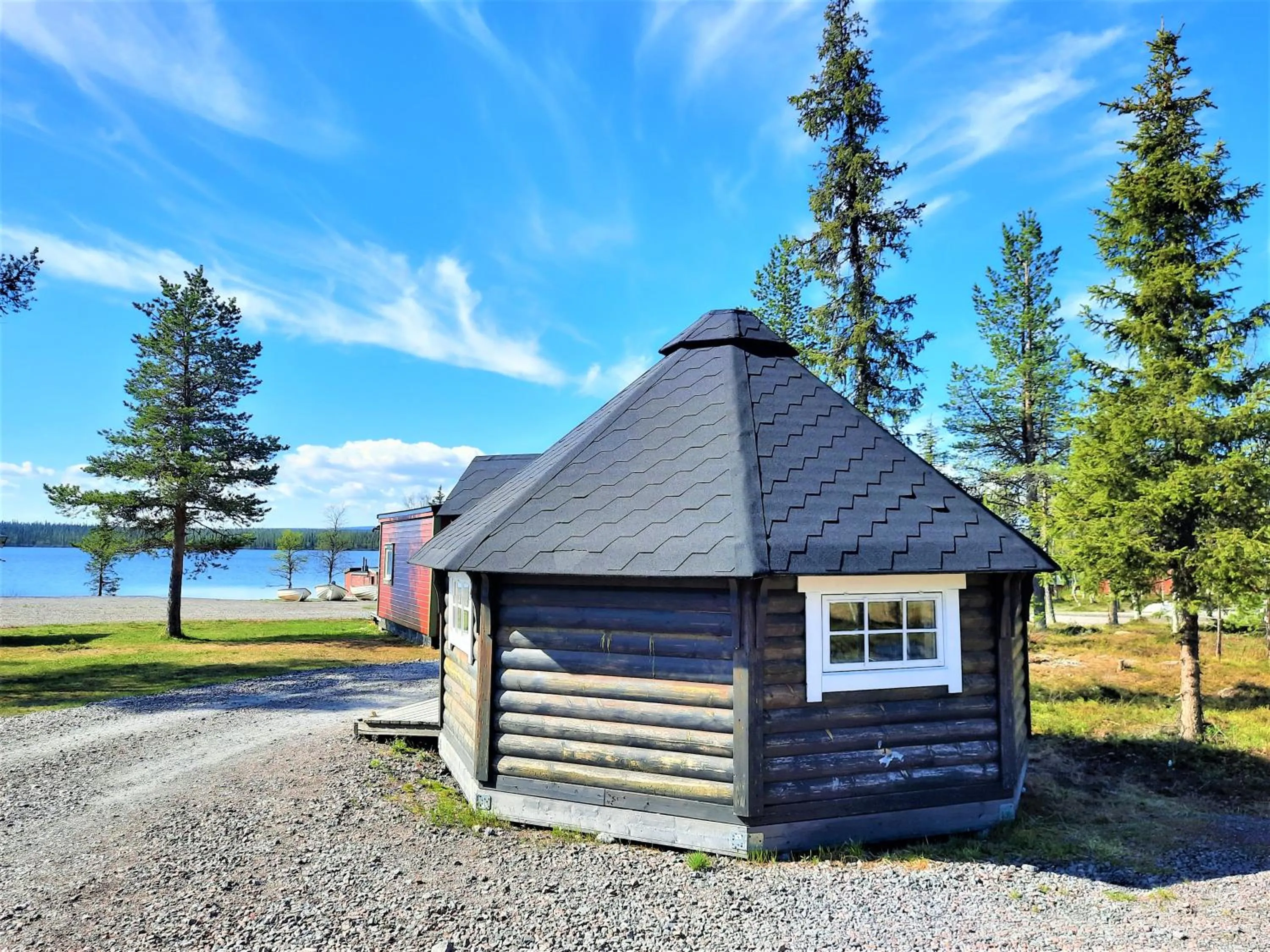 Facade/entrance in Camp Alta Kiruna
