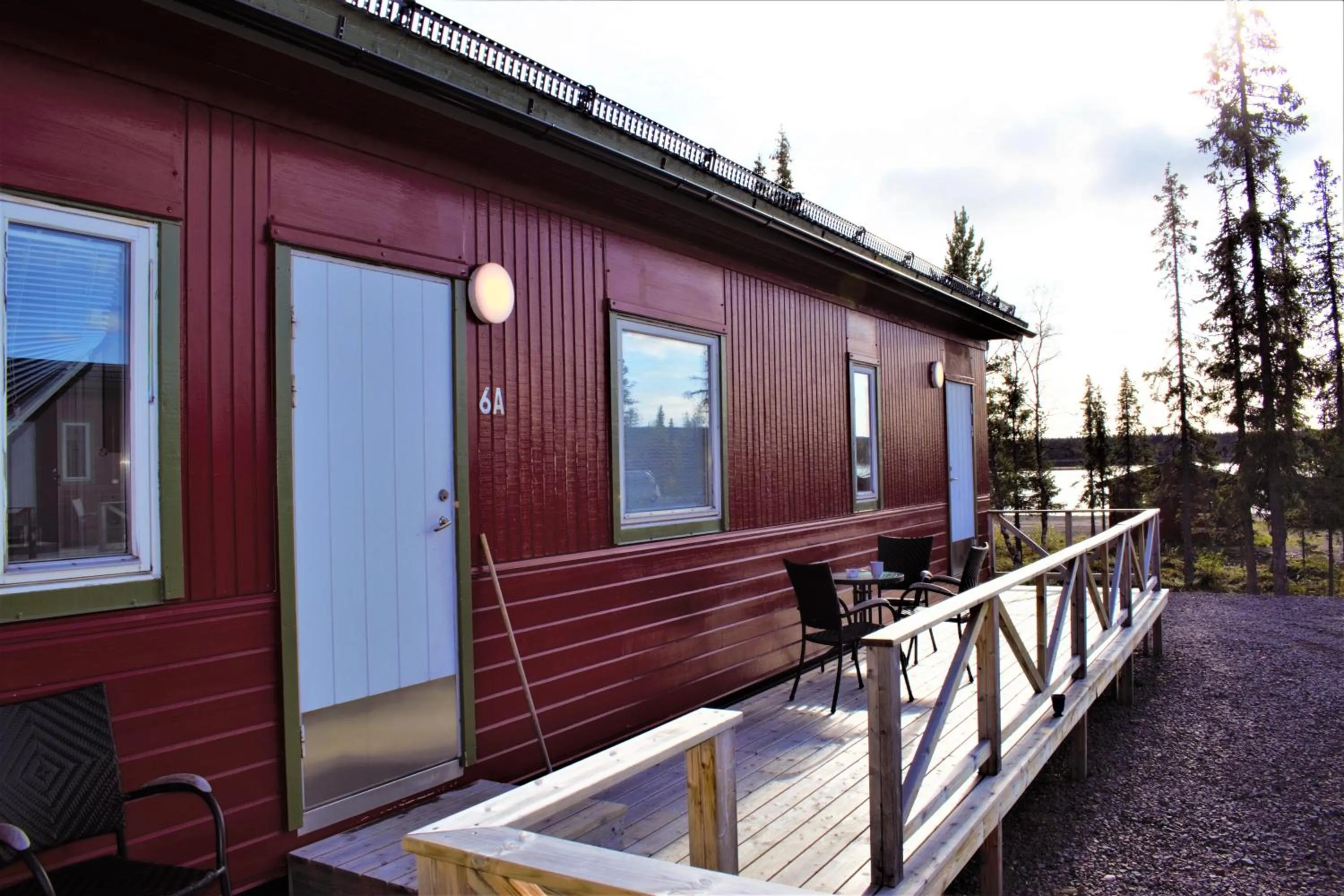 Facade/entrance in Camp Alta Kiruna