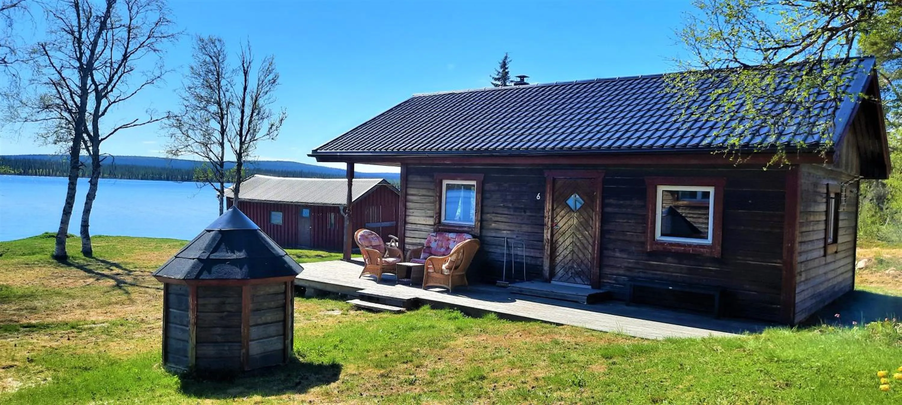 Facade/entrance in Camp Alta Kiruna