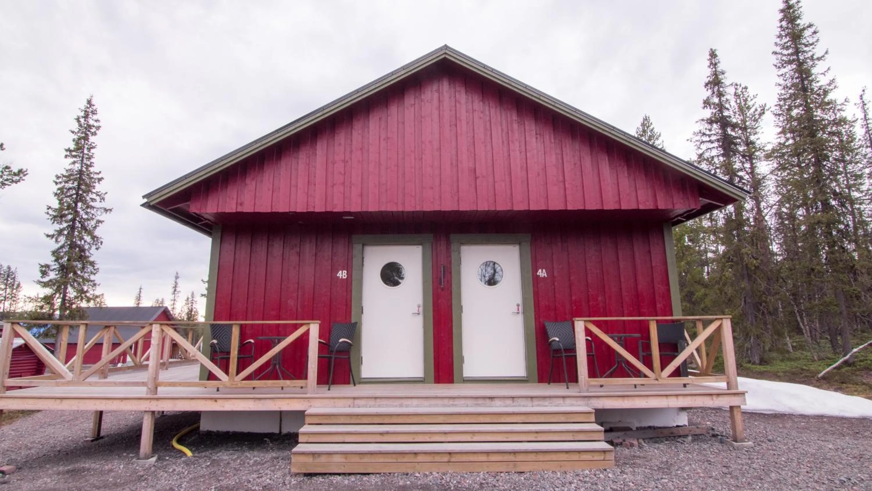 Facade/entrance in Camp Alta Kiruna