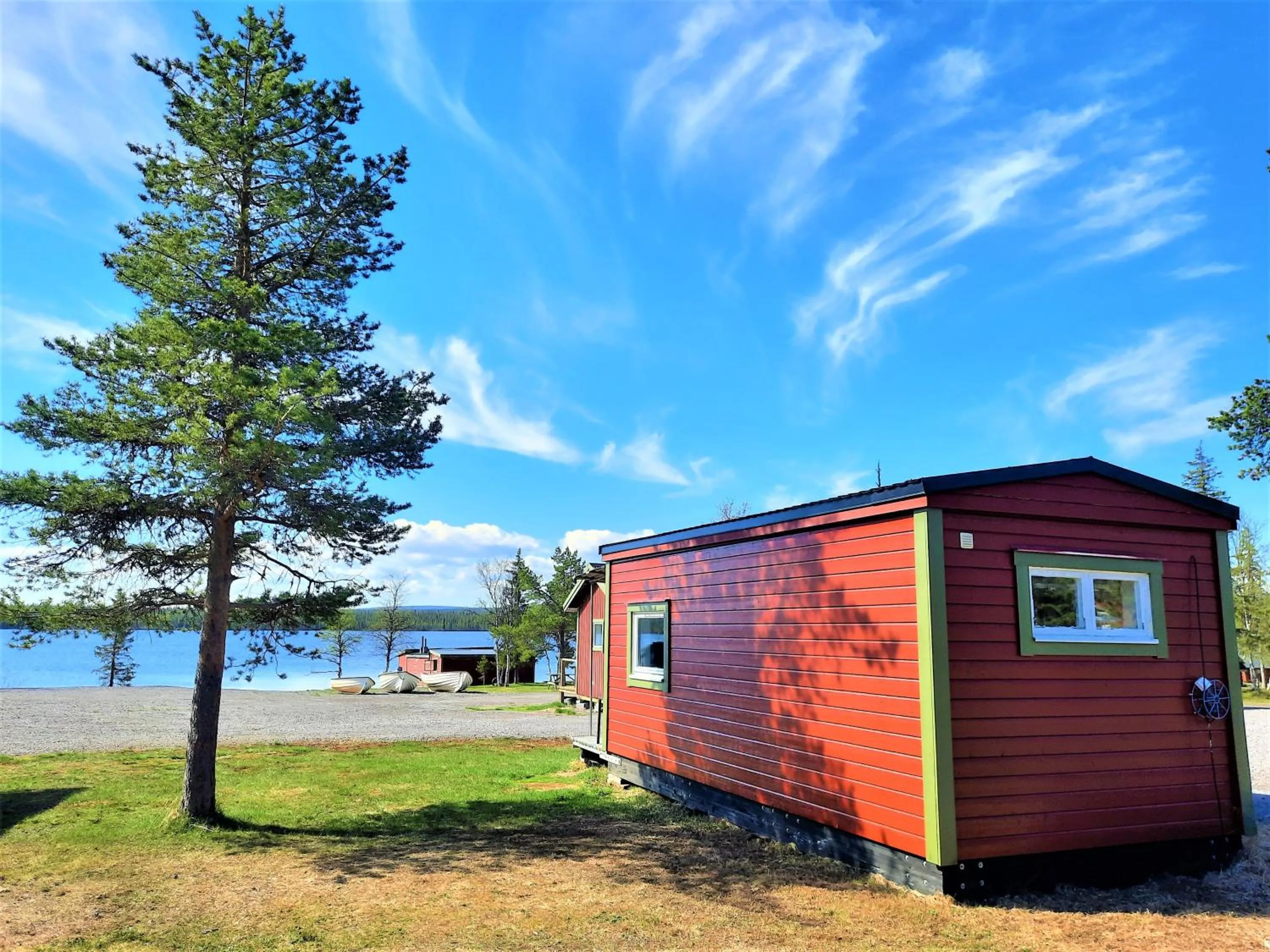 Facade/entrance in Camp Alta Kiruna