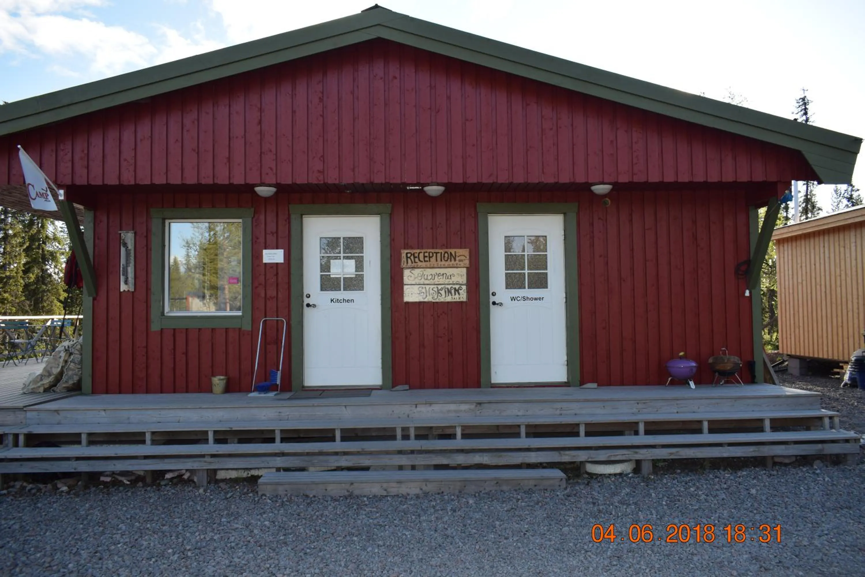 Communal kitchen in Camp Alta Kiruna
