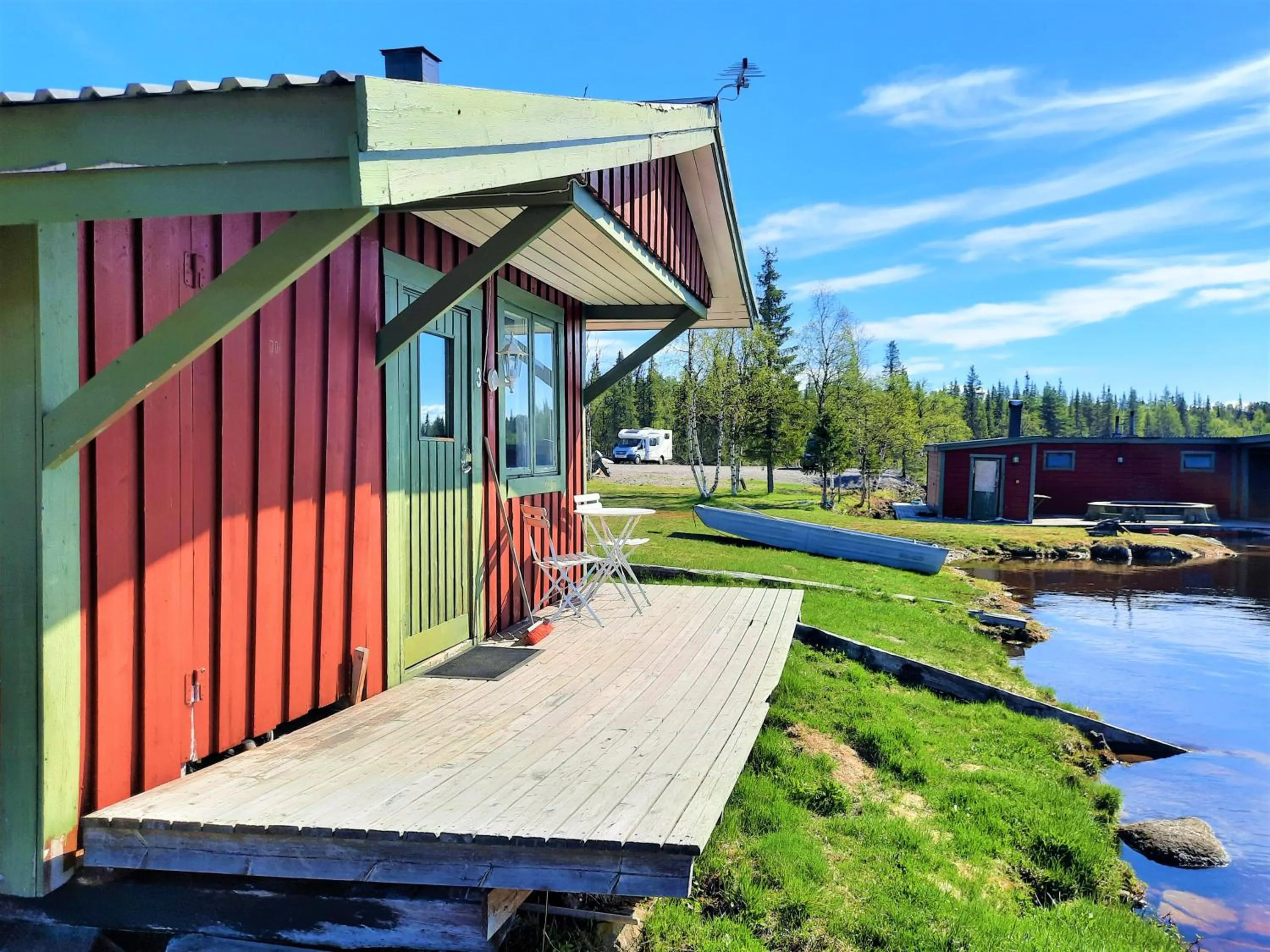 Facade/entrance in Camp Alta Kiruna
