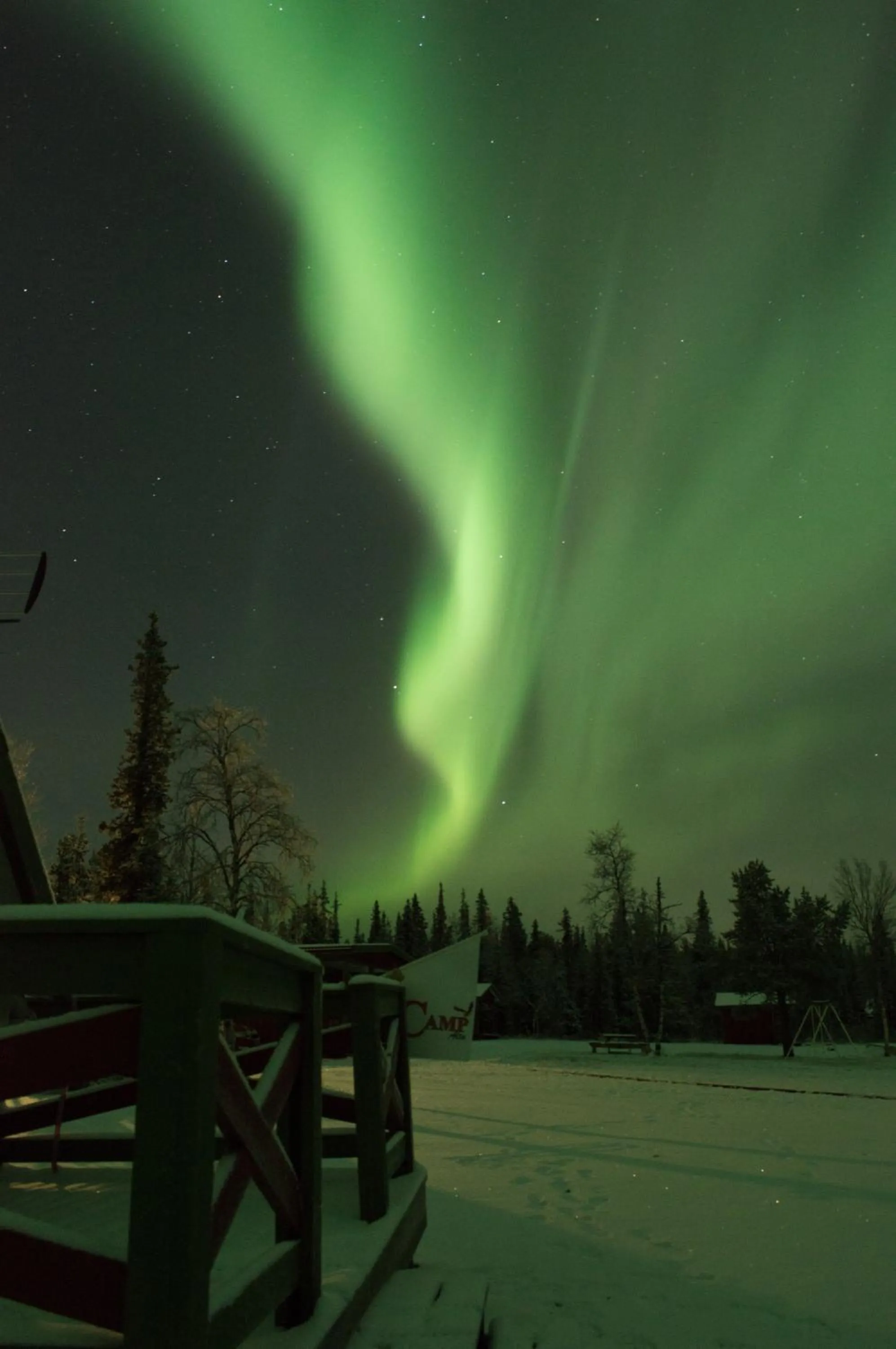 Evening entertainment in Camp Alta Kiruna