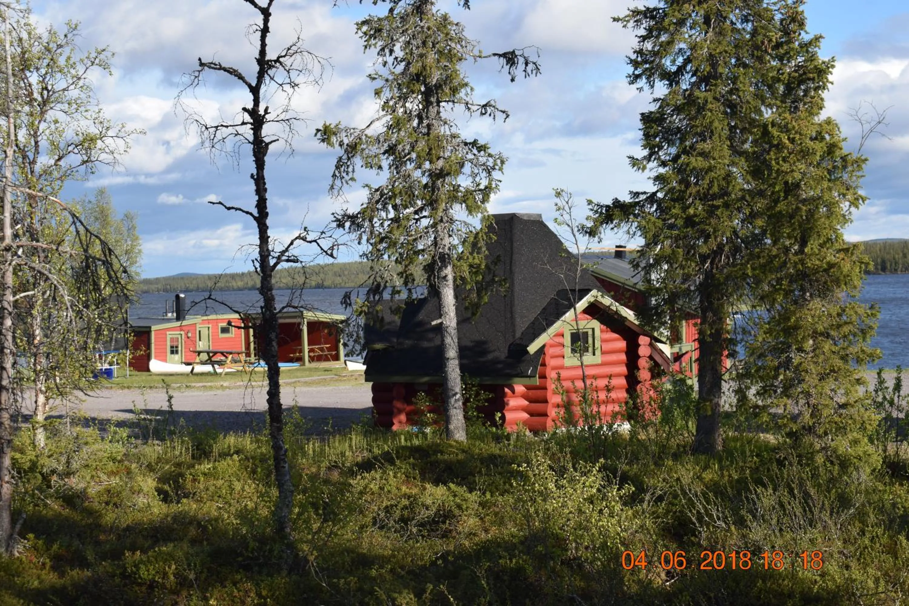 Facade/entrance in Camp Alta Kiruna