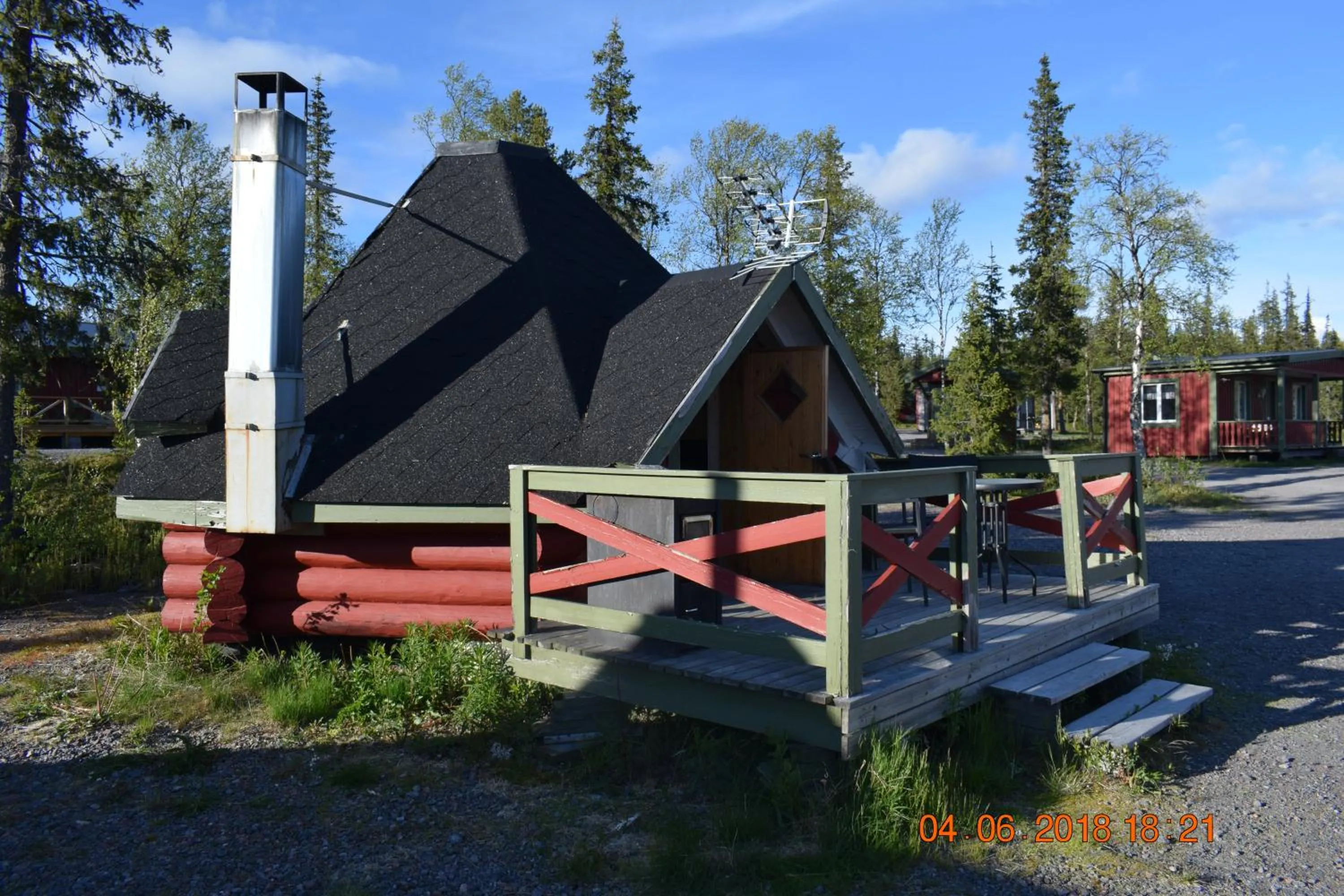 Facade/entrance in Camp Alta Kiruna