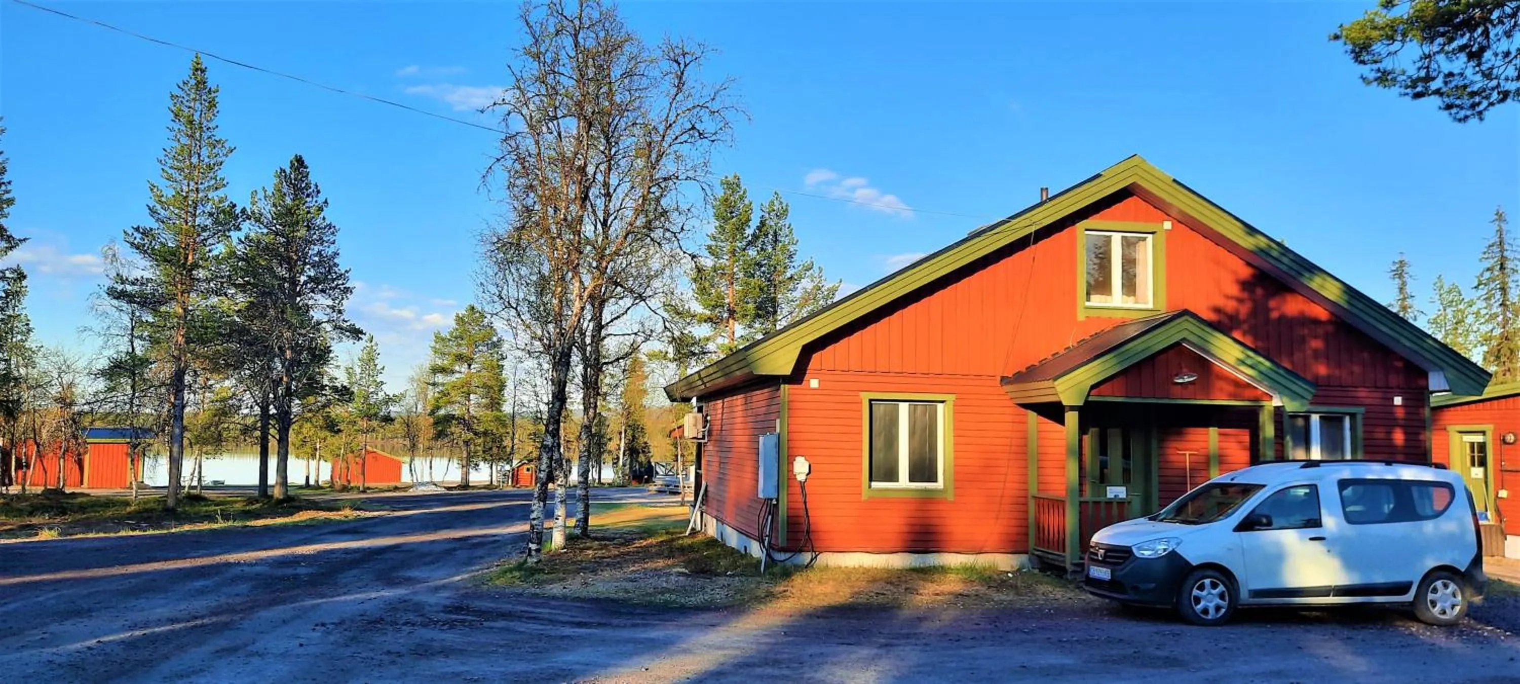 Facade/entrance in Camp Alta Kiruna