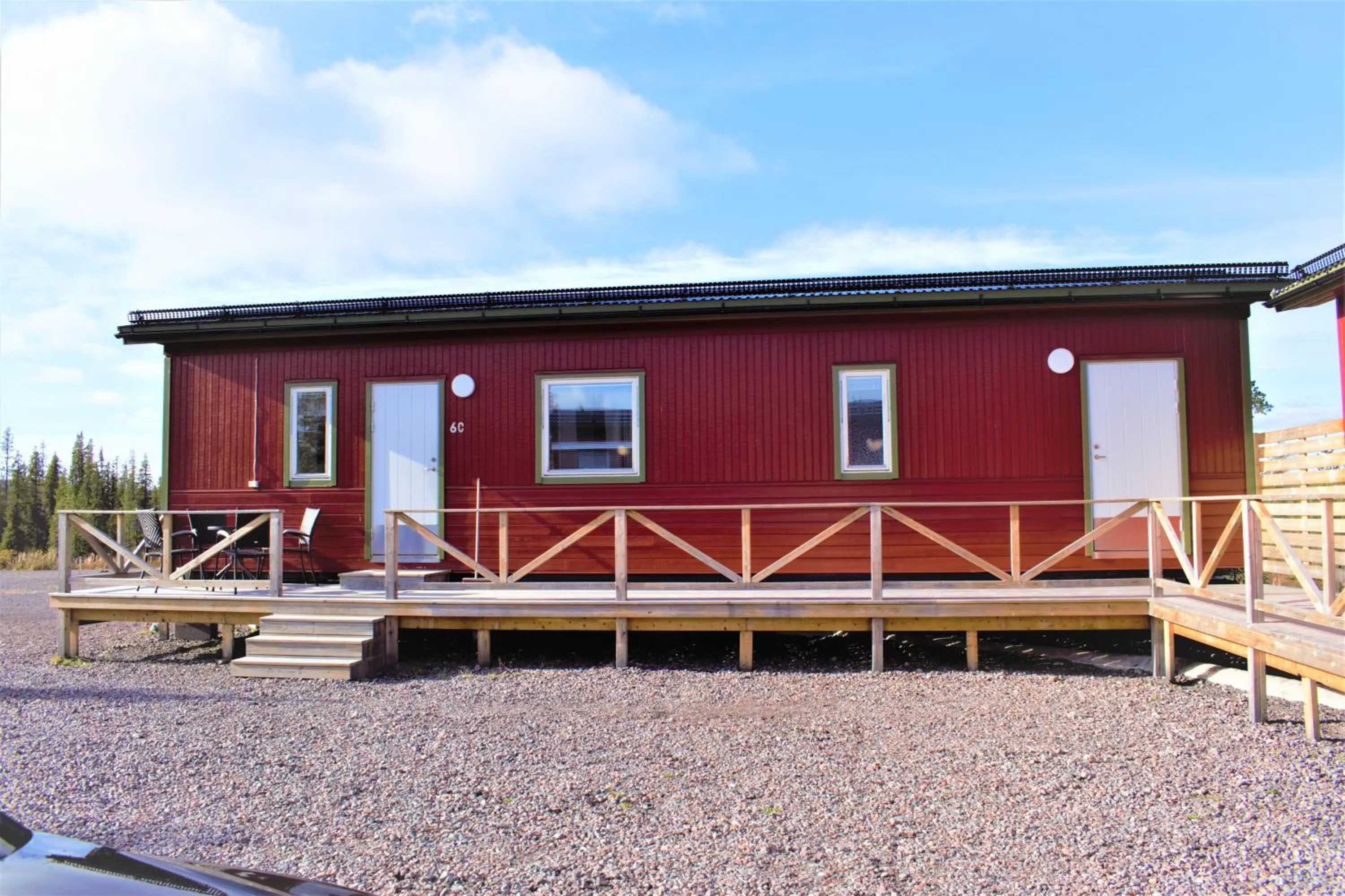 Facade/entrance in Camp Alta Kiruna