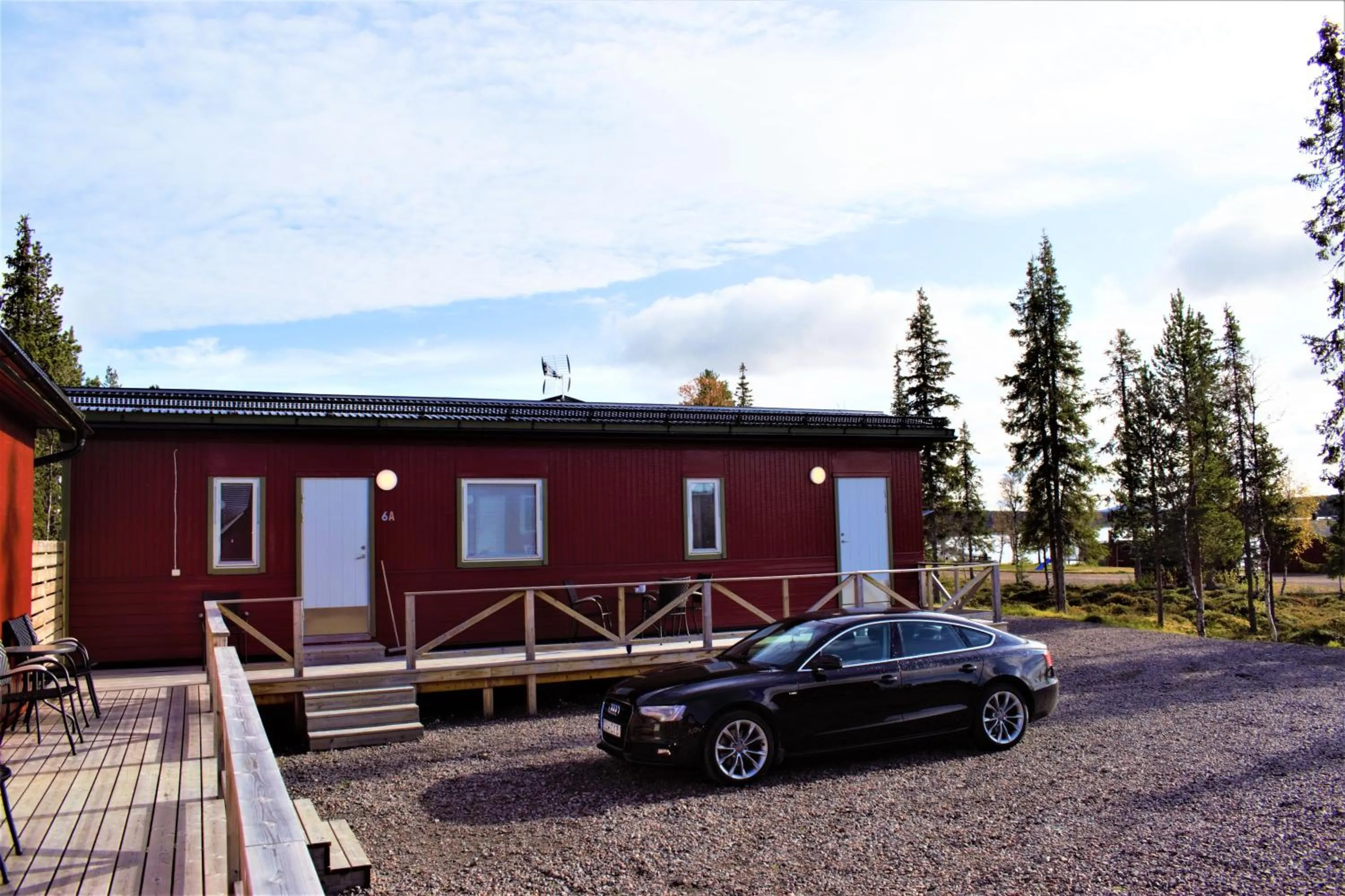 Facade/entrance in Camp Alta Kiruna