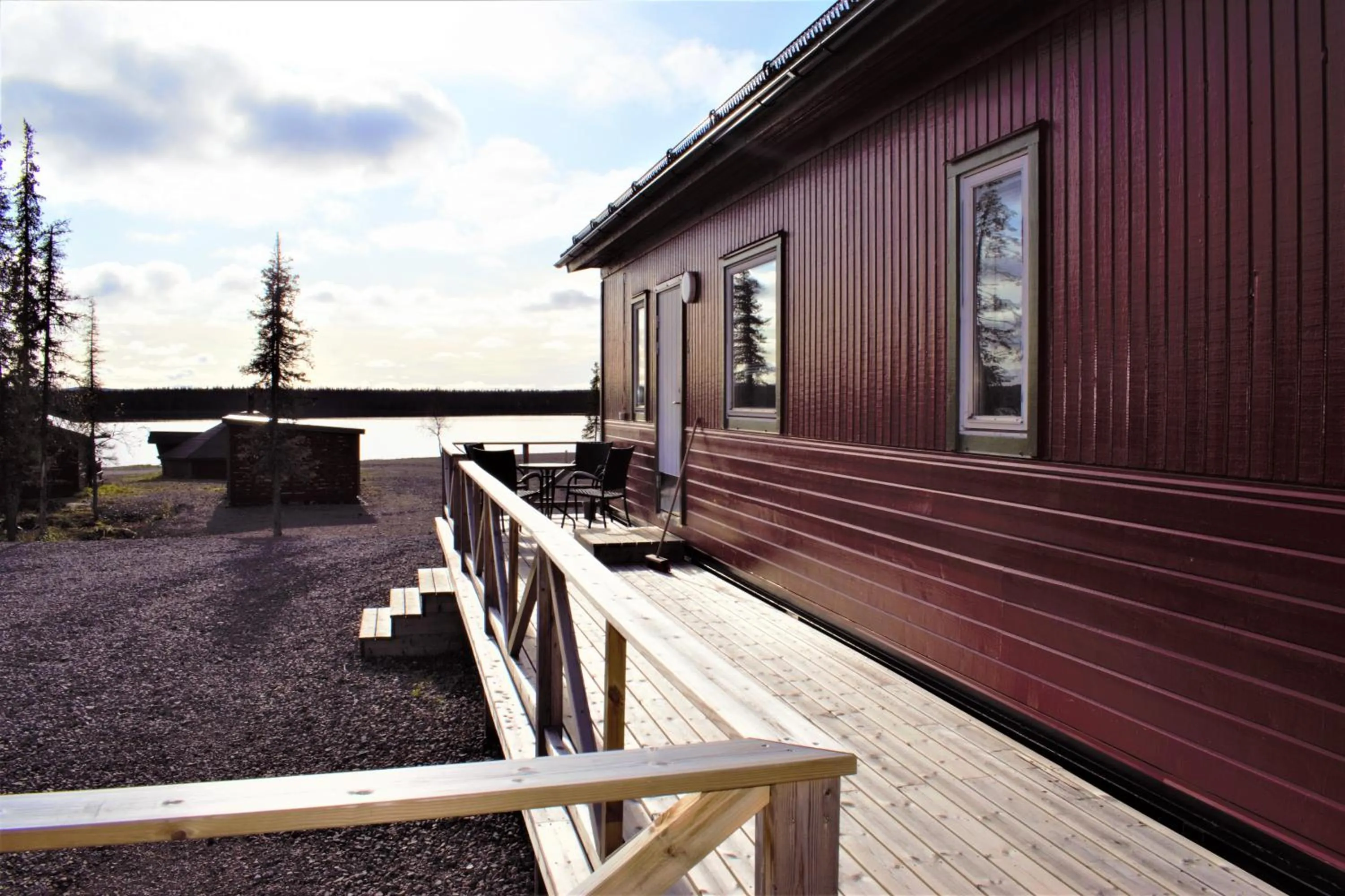 Facade/entrance in Camp Alta Kiruna